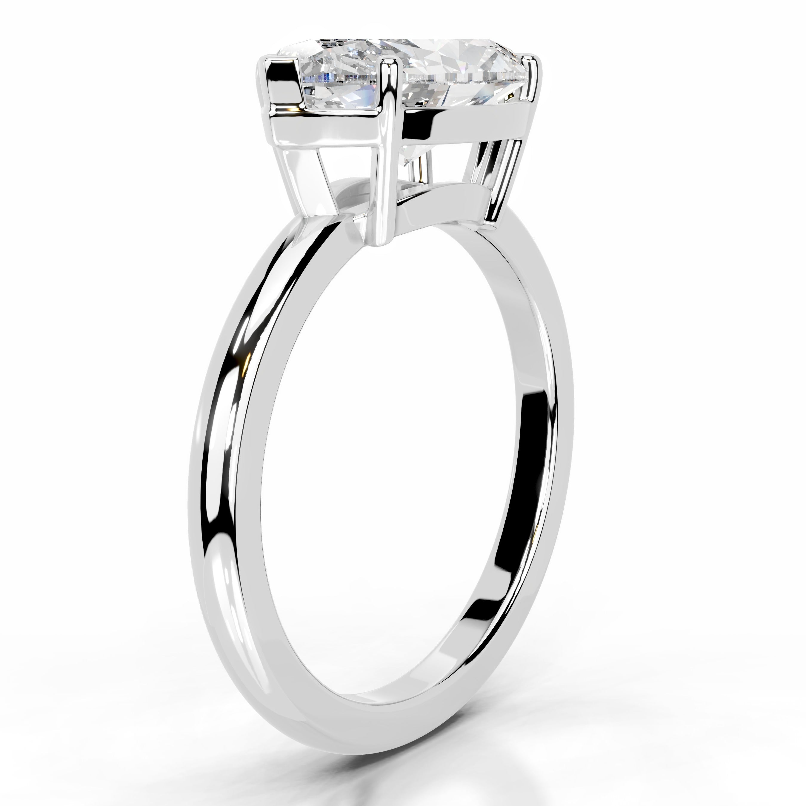 Miriam Diamond Engagement Ring - 14K White Gold