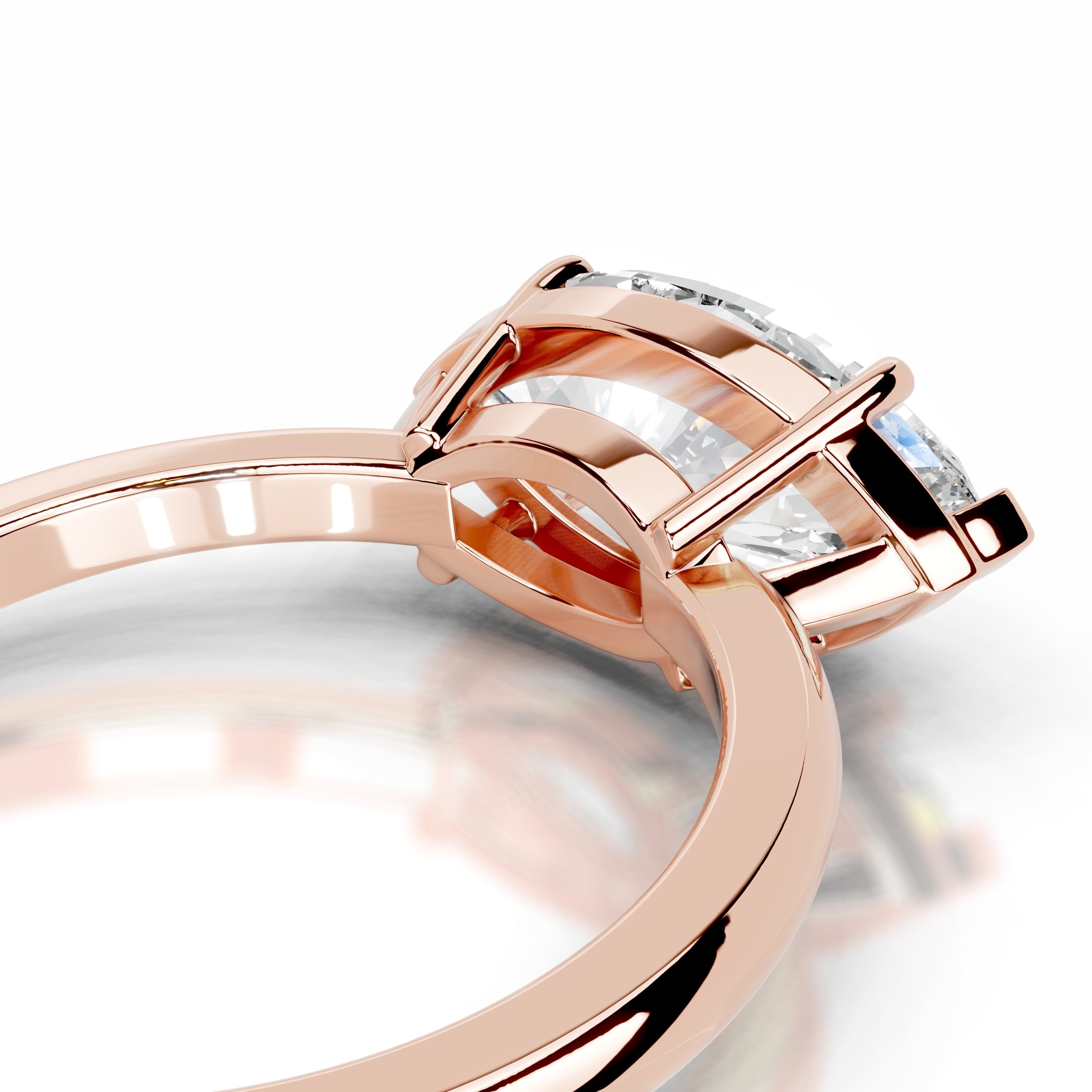 Miriam Diamond Engagement Ring - 14K Rose Gold