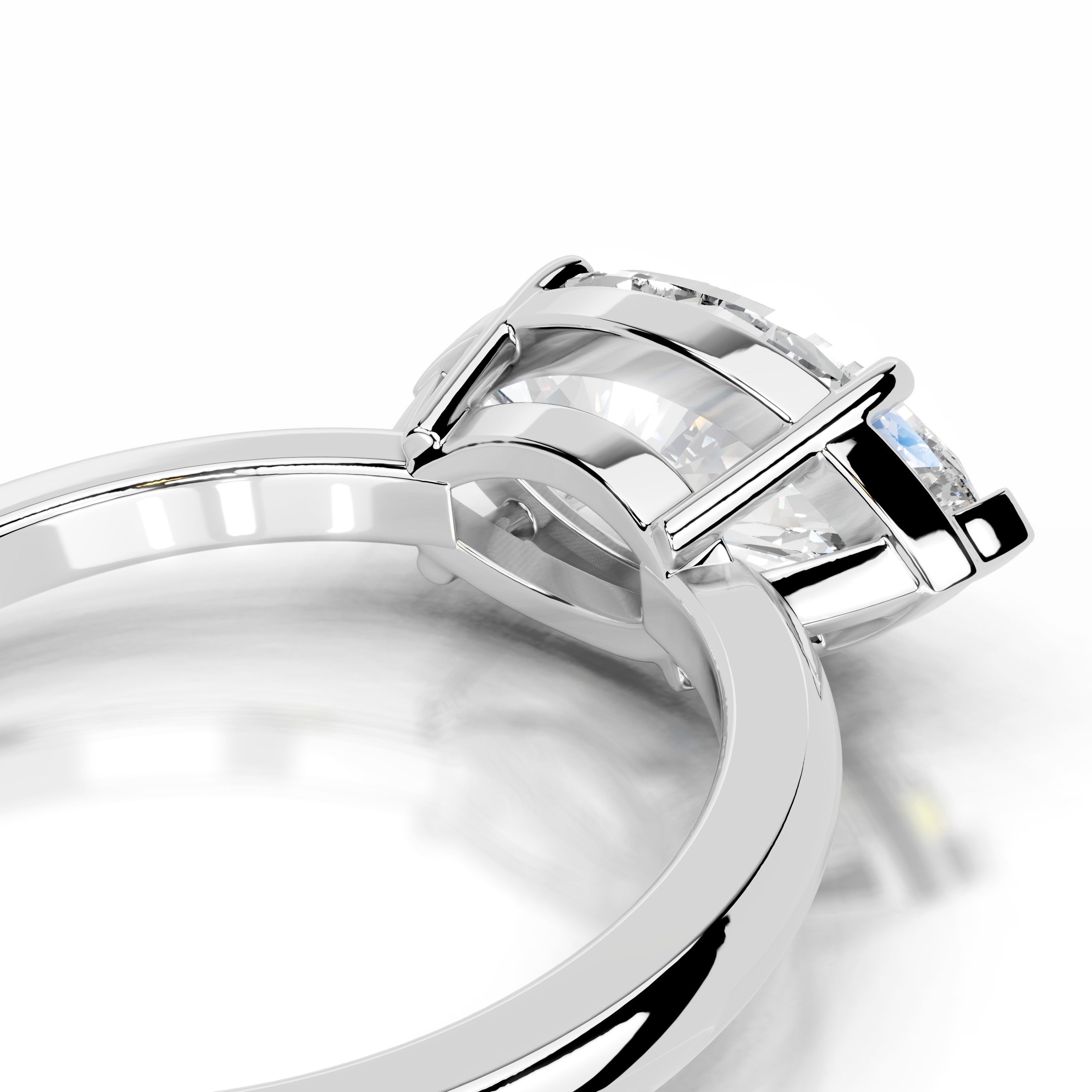 Miriam Diamond Engagement Ring - 14K White Gold