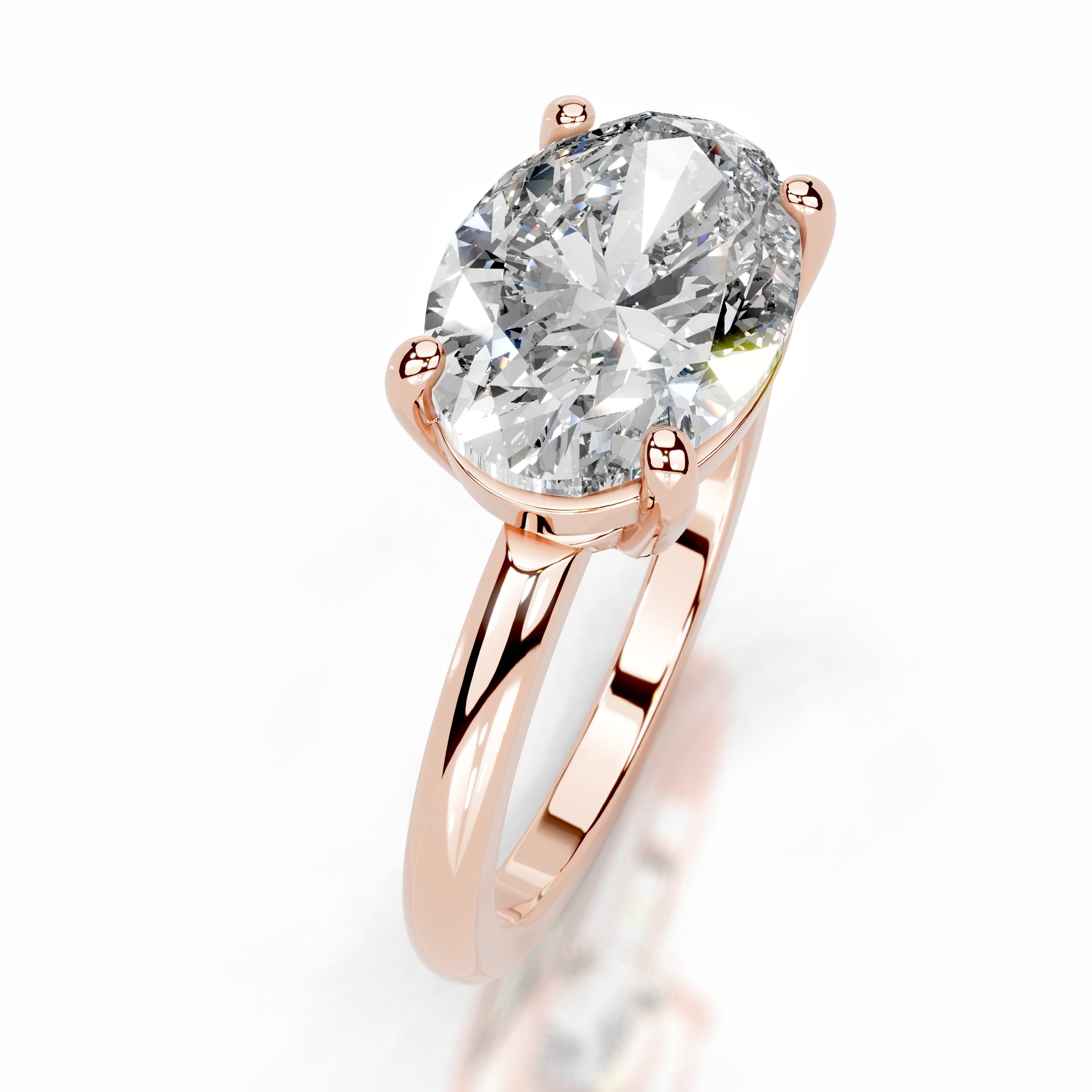 Miriam Diamond Engagement Ring - 14K Rose Gold