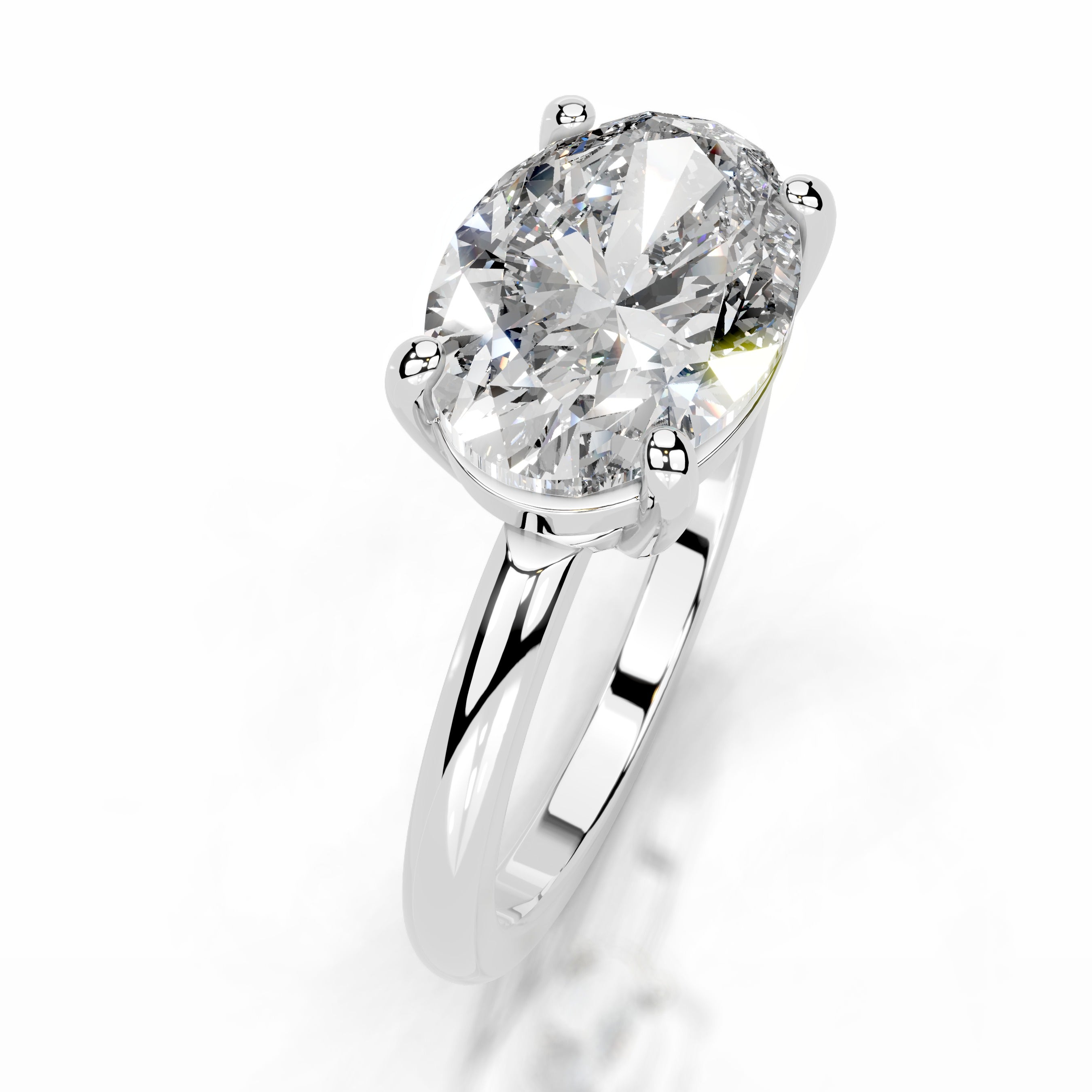 Miriam Diamond Engagement Ring - 14K White Gold