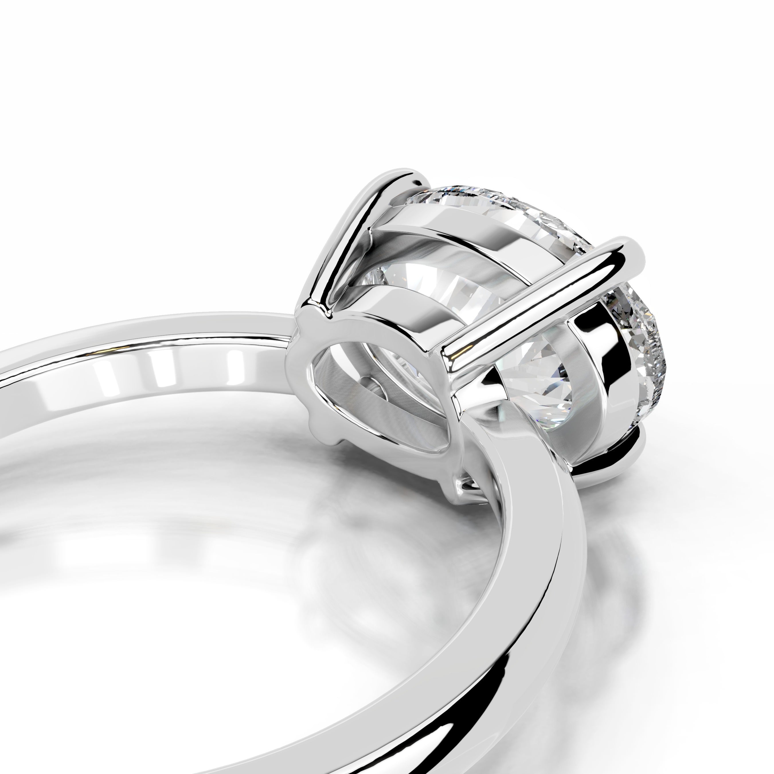 Miriam Diamond Engagement Ring - 14K White Gold