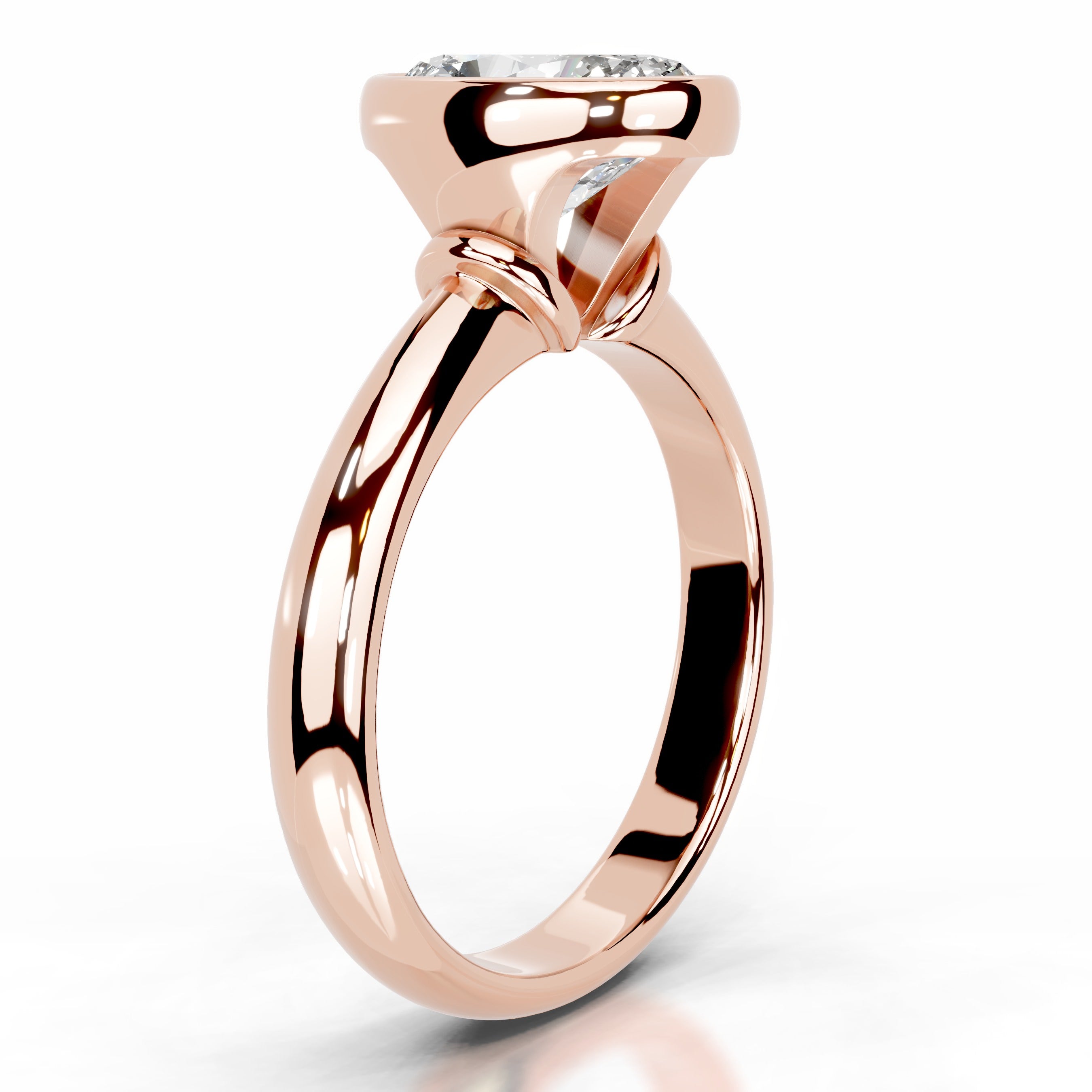 Kaylee Diamond Engagement Ring - 14K Rose Gold