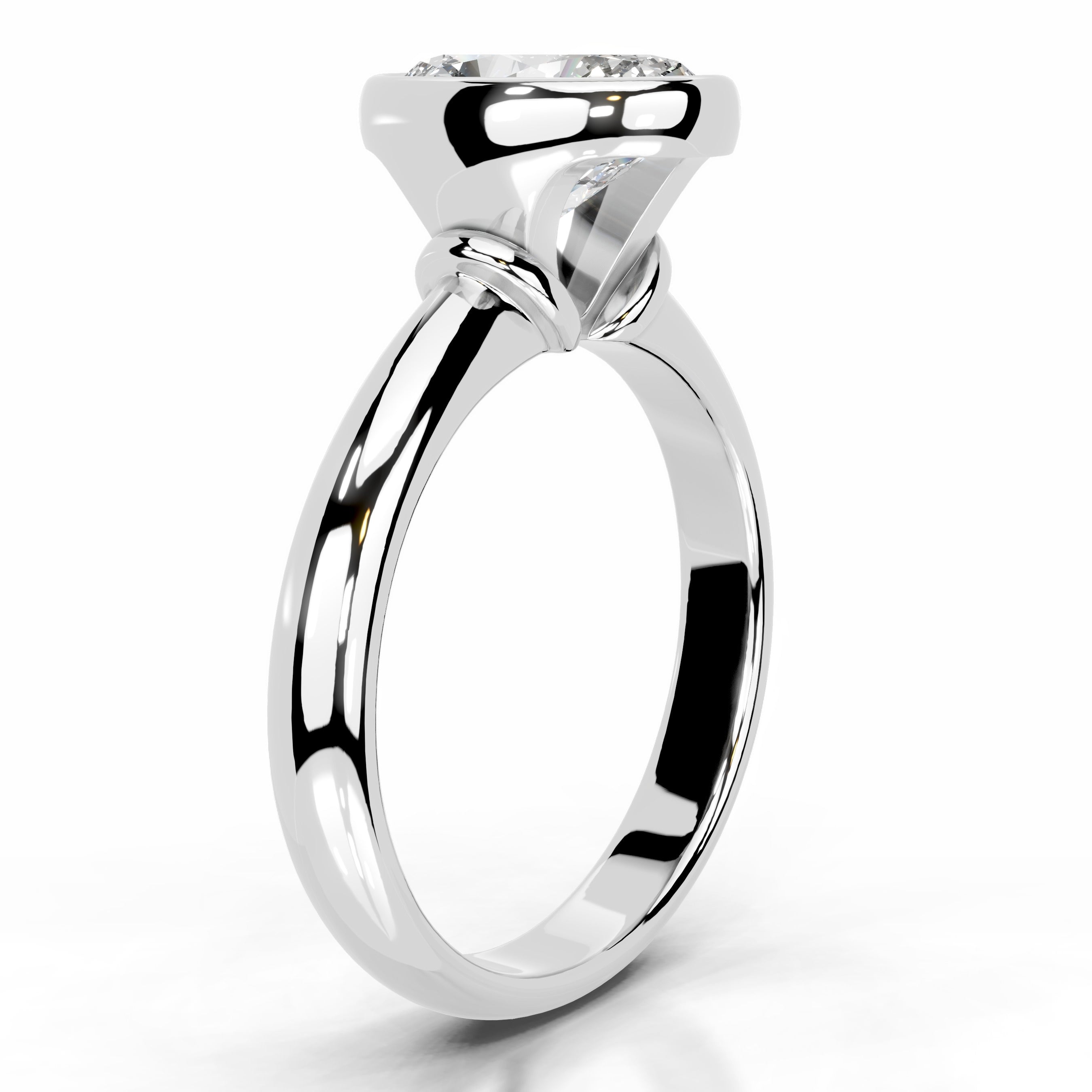 Kaylee Diamond Engagement Ring - 14K White Gold