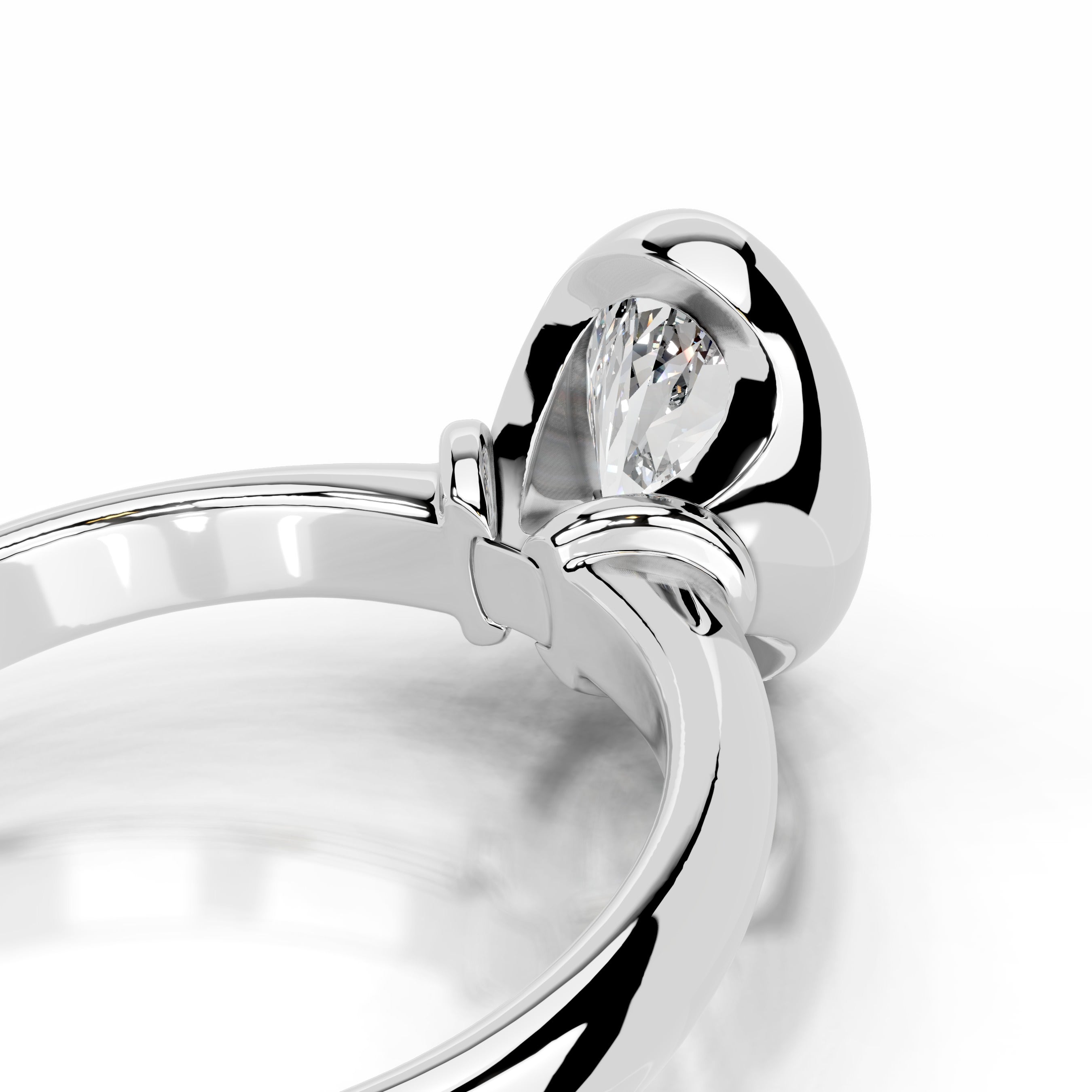 Kaylee Diamond Engagement Ring - 14K White Gold