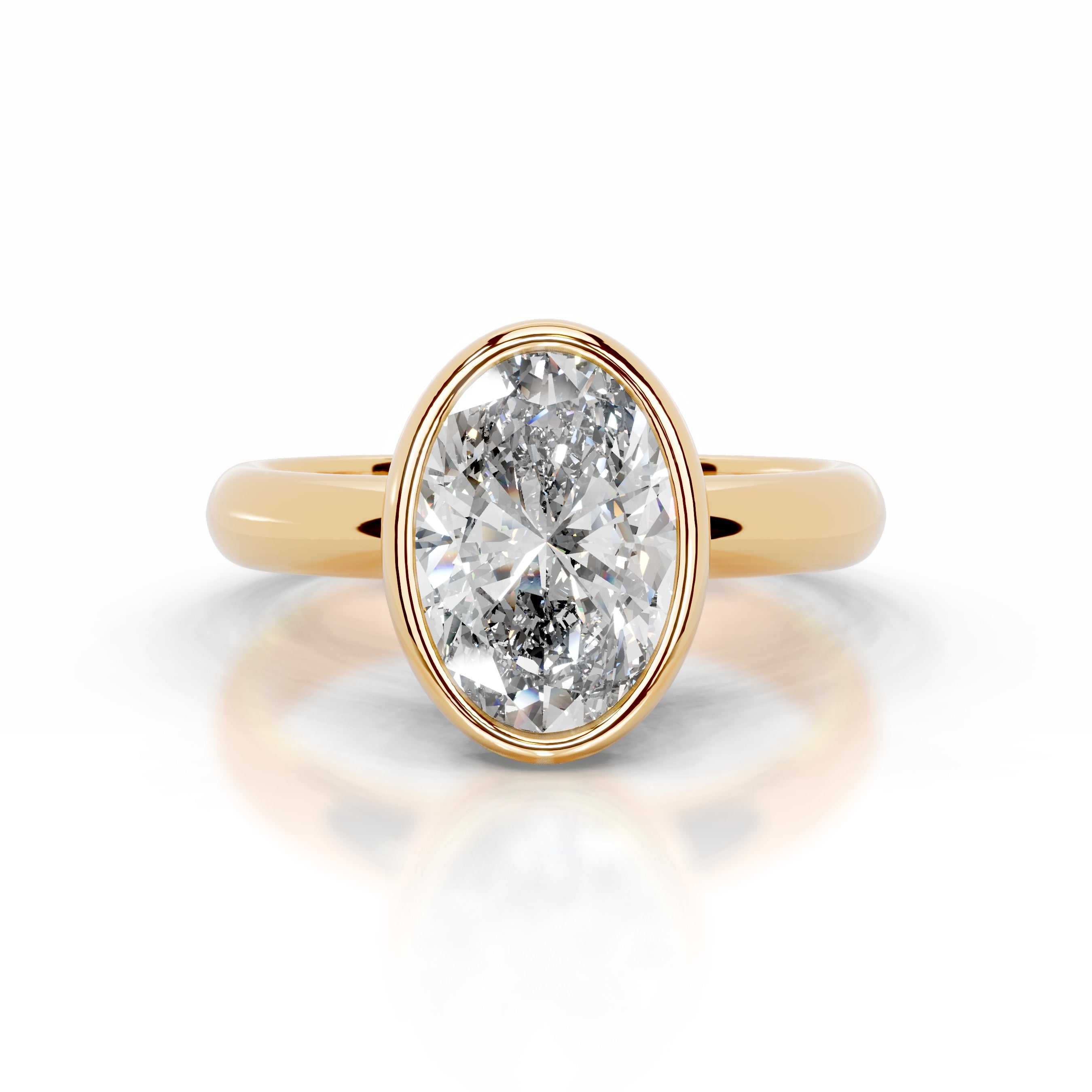 Kaylee Diamond Engagement Ring - 18K Yellow Gold