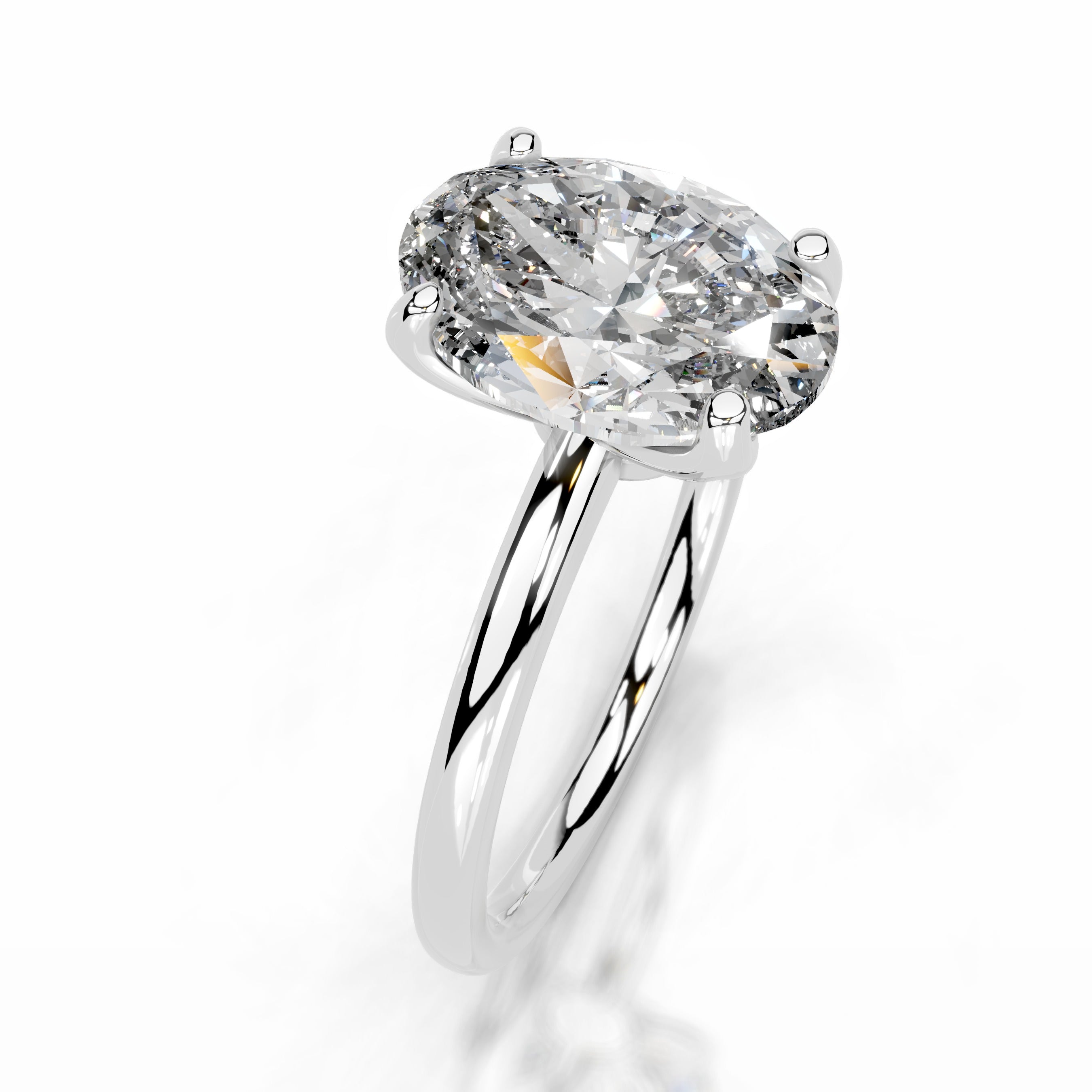 Phoenix Diamond Engagement Ring - 14K White Gold