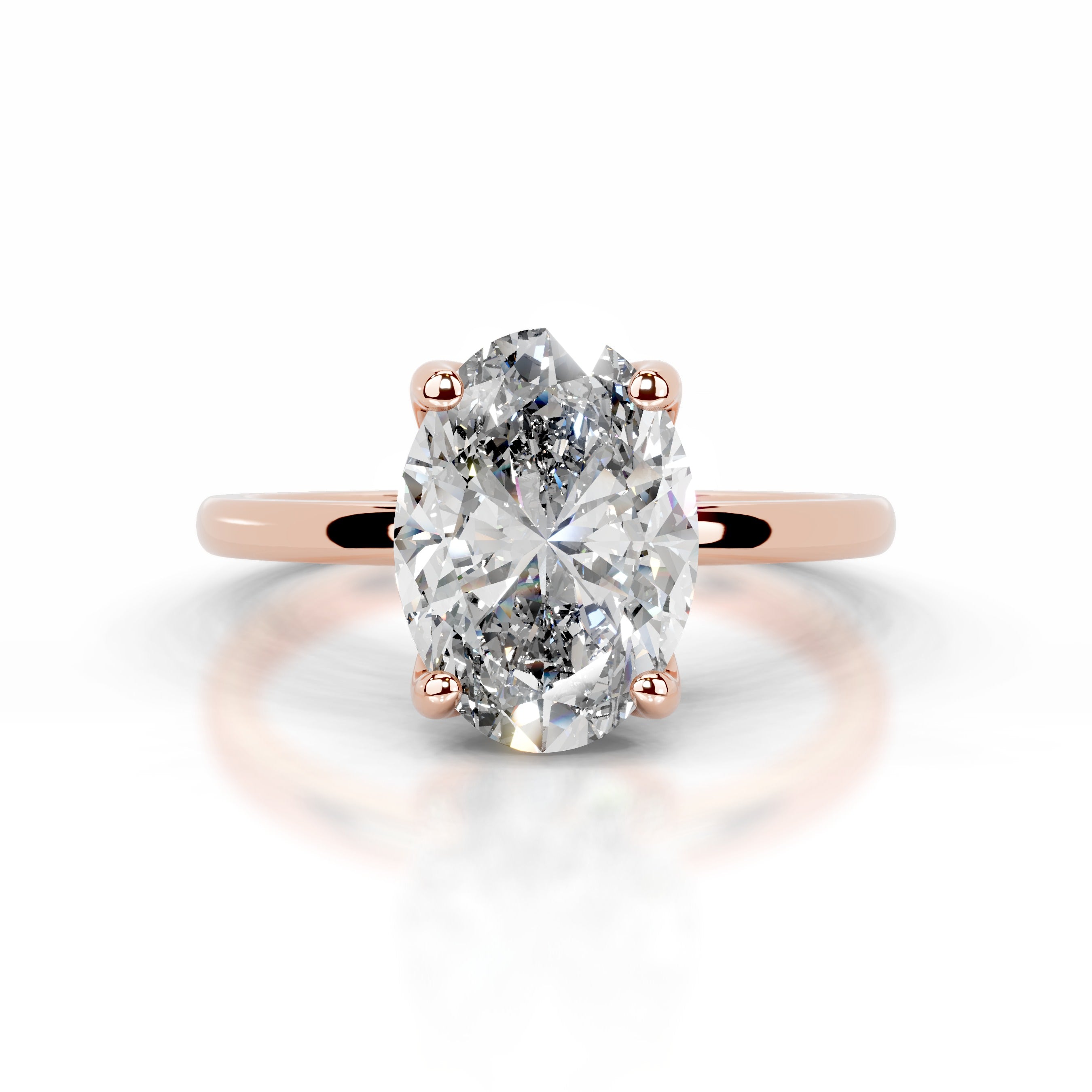 Phoenix Diamond Engagement Ring - 14K Rose Gold