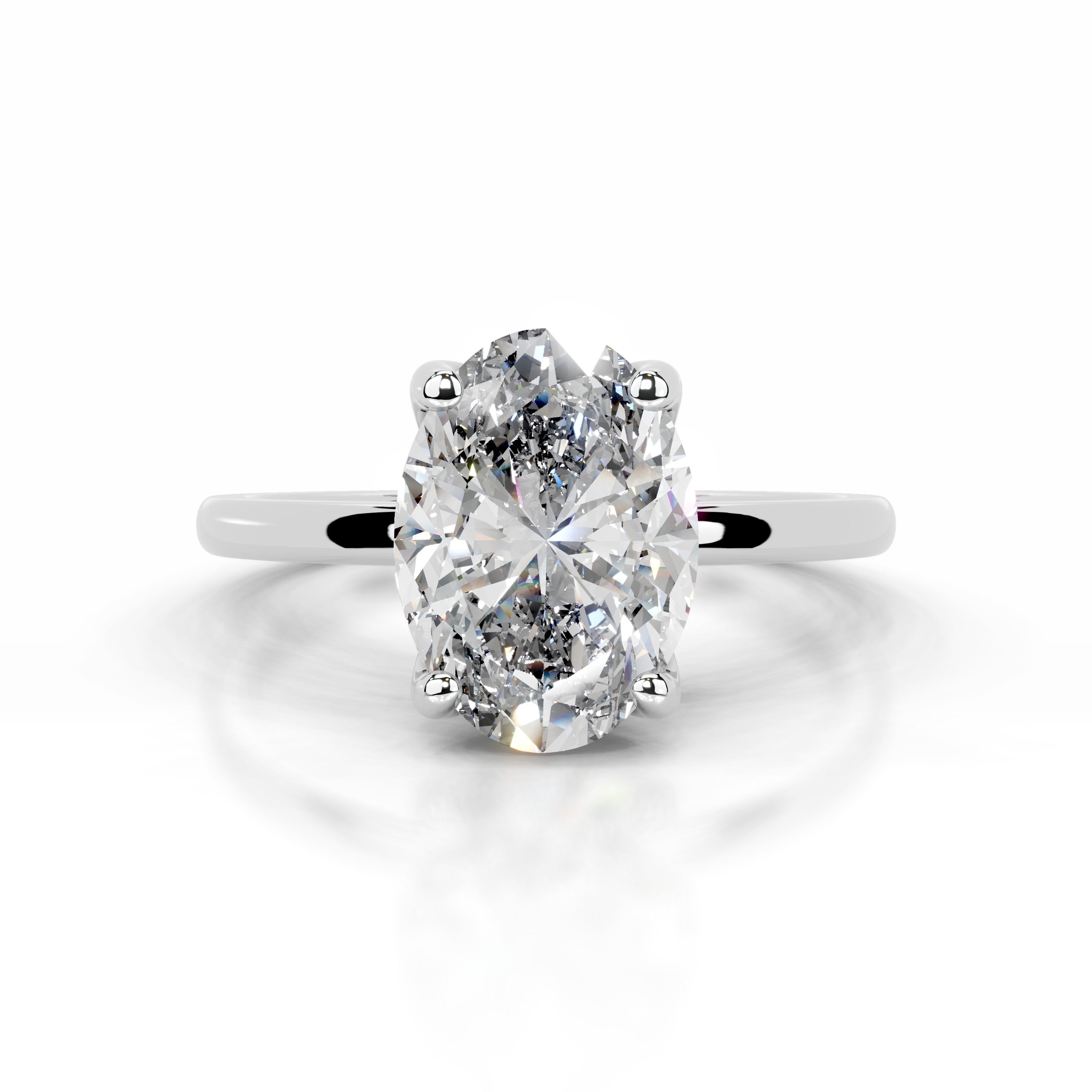 Phoenix Diamond Engagement Ring - 14K White Gold