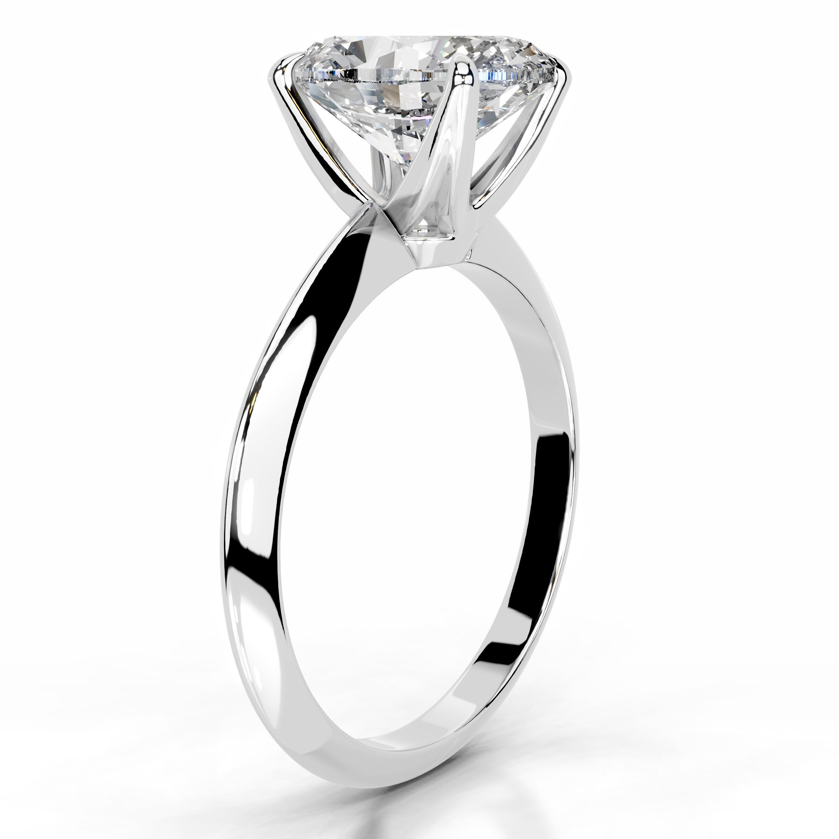 Evie Diamond Engagement Ring - 14K White Gold