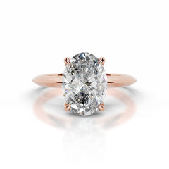 Evie Diamond Engagement Ring - 14K Rose Gold