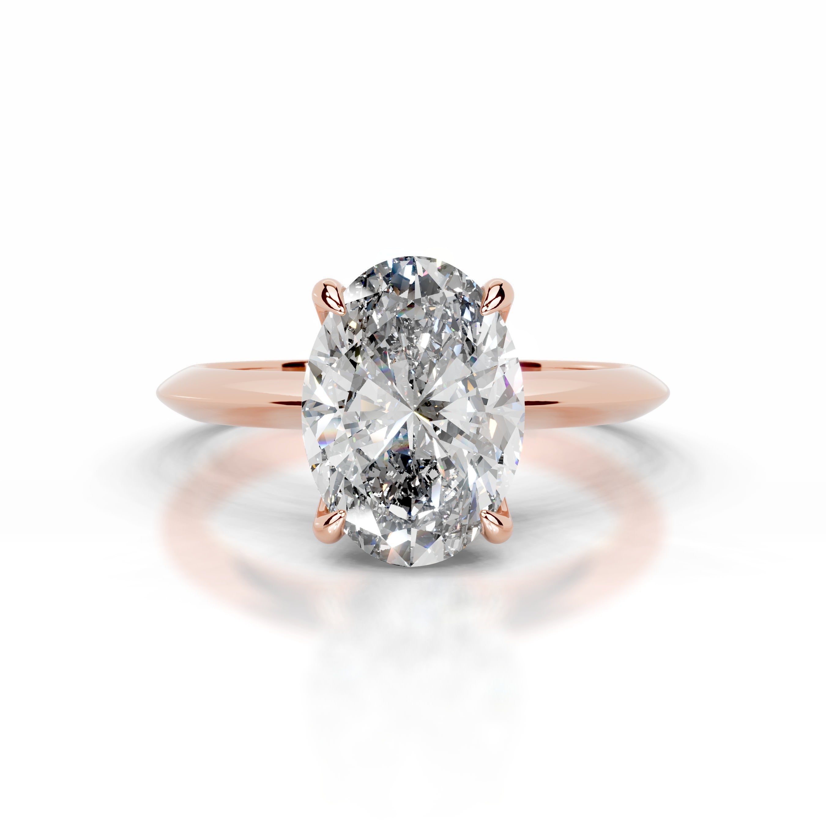 Evie Diamond Engagement Ring - 14K Rose Gold