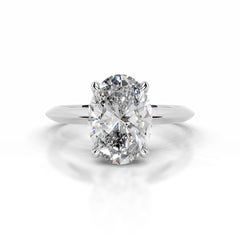 Evie Diamond Engagement Ring - Platinum - Main Stone 2.05 Carat