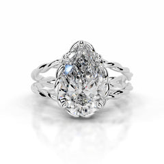 Yul Diamond Engagement Ring - Platinum
