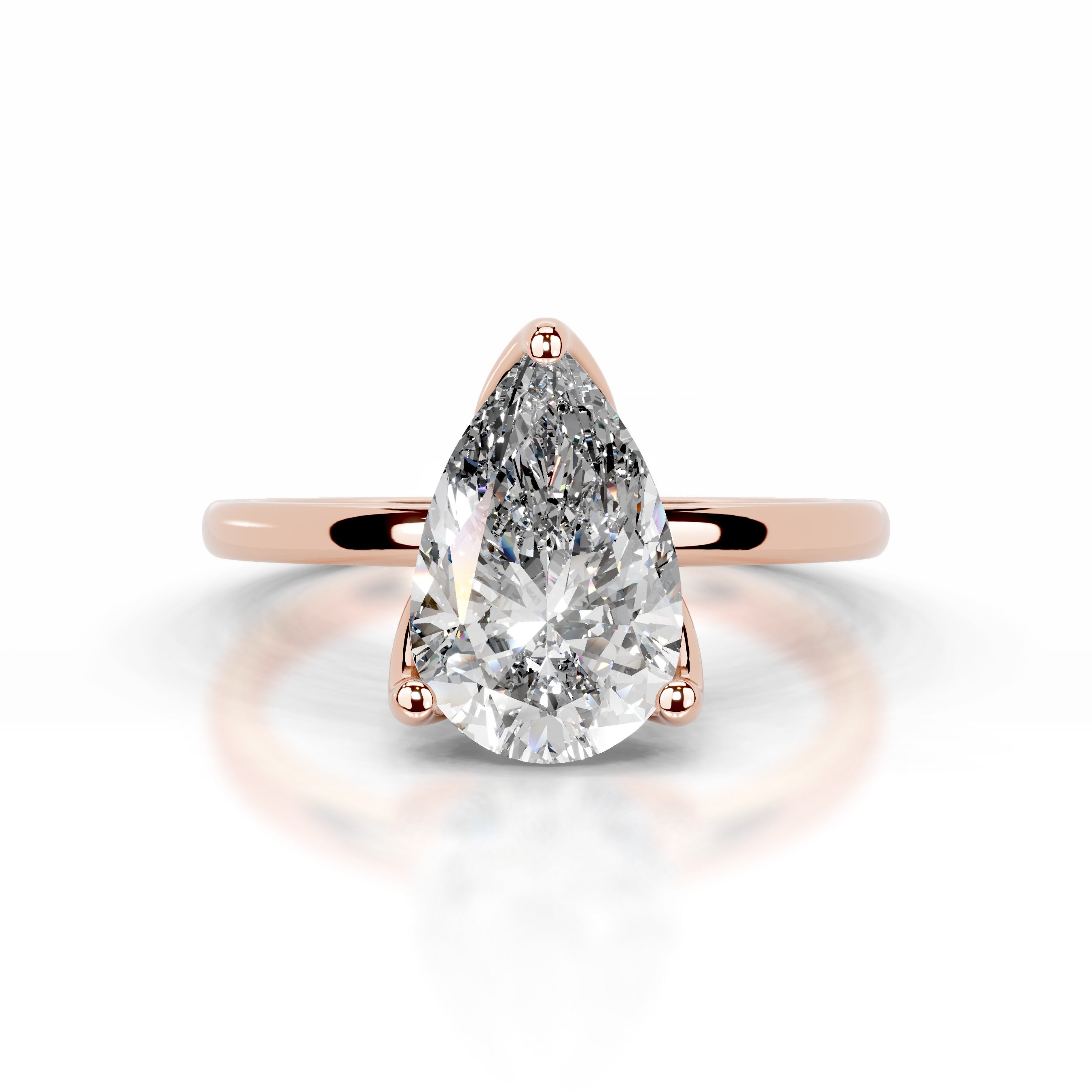 Phoenix Diamond Engagement Ring - 14K Rose Gold