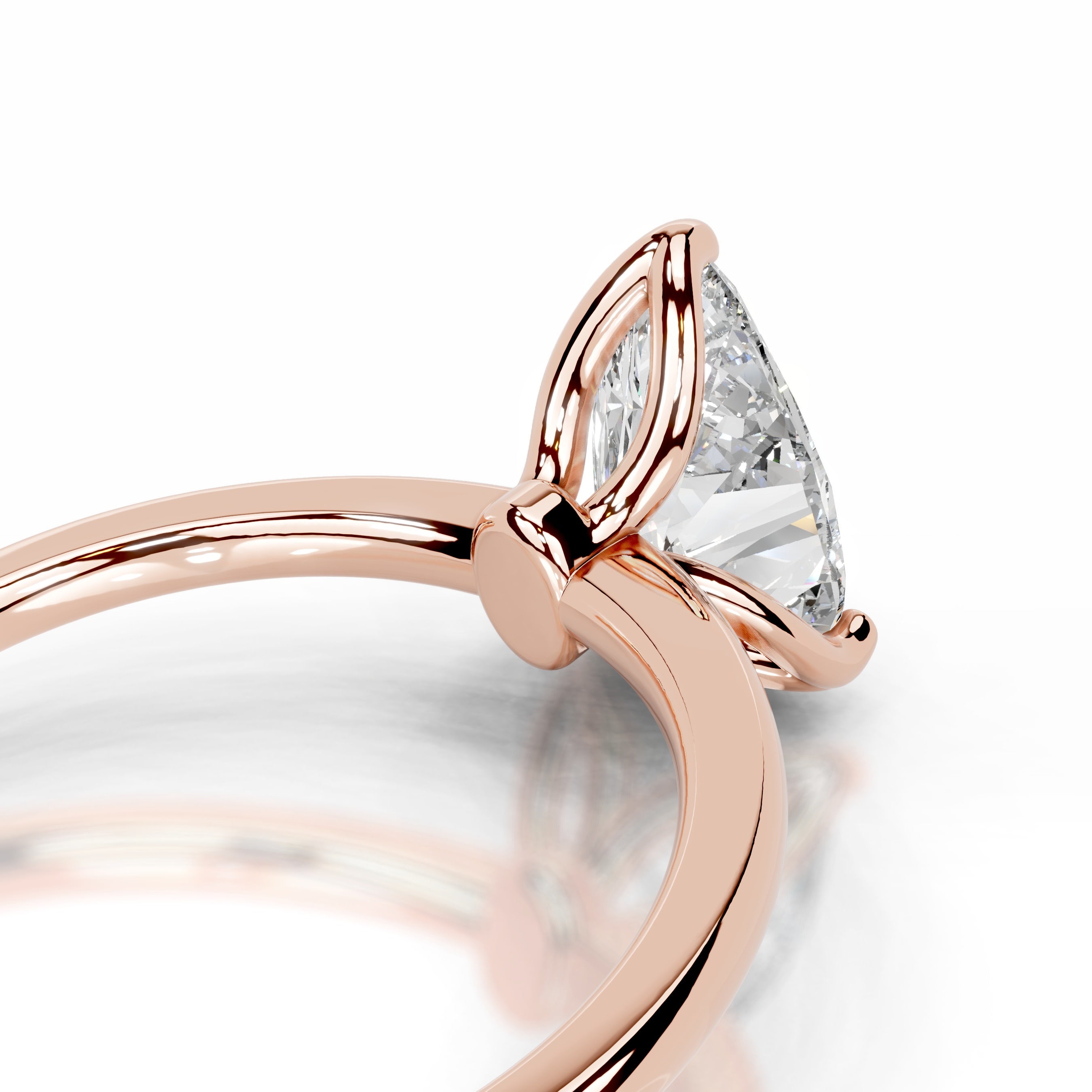 Phoenix Diamond Engagement Ring - 14K Rose Gold