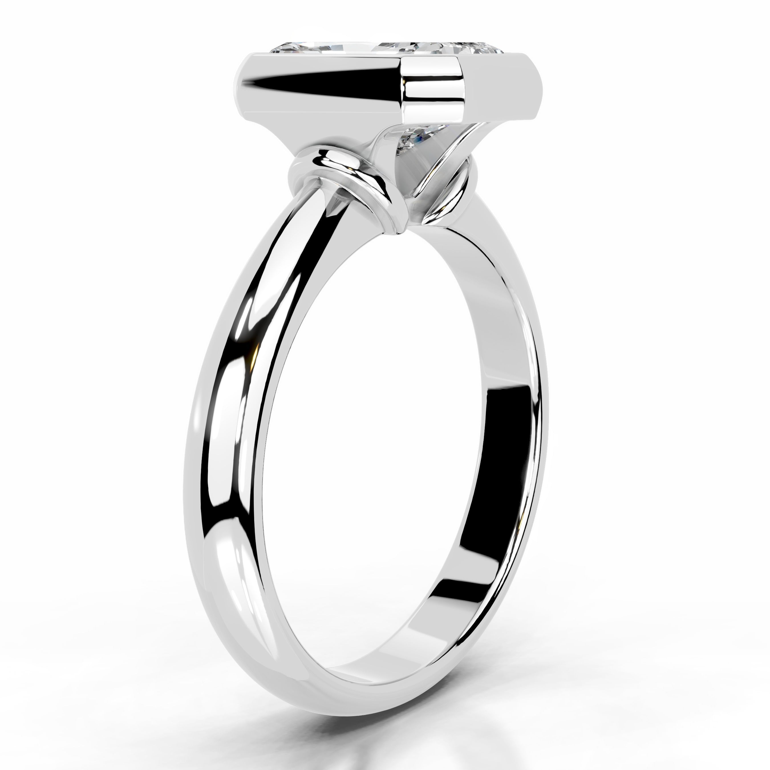 Kaylee Diamond Engagement Ring - 14K White Gold