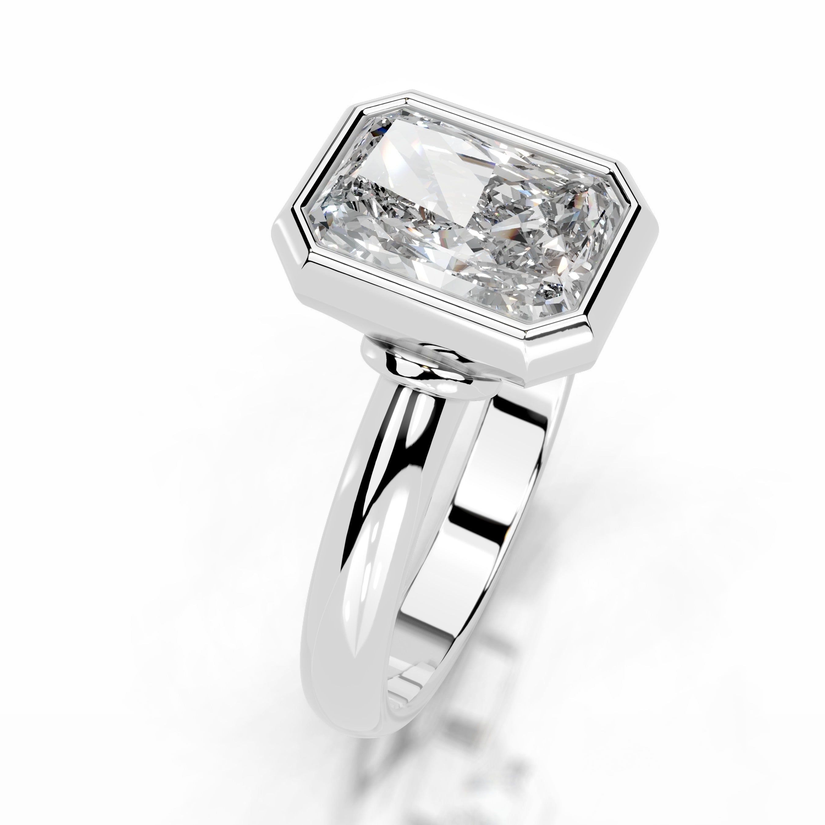 Kaylee Diamond Engagement Ring - 14K White Gold