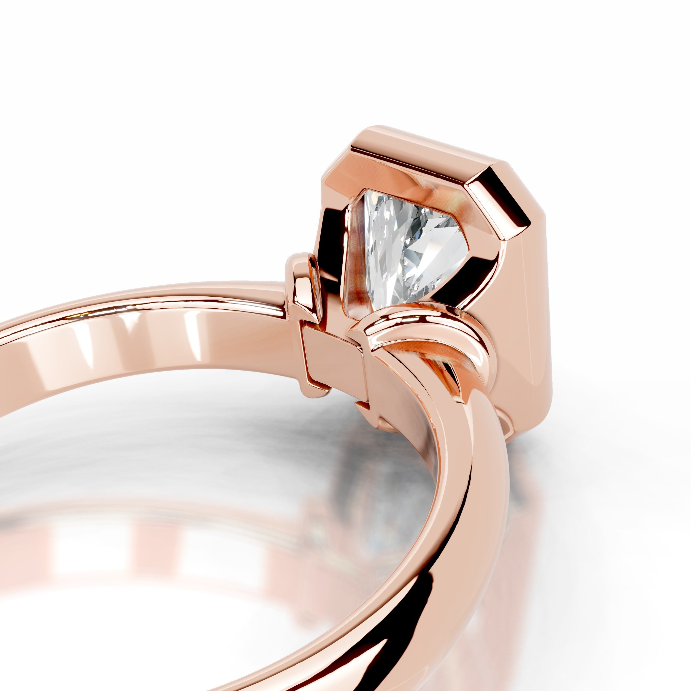 Kaylee Diamond Engagement Ring - 14K Rose Gold