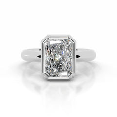 Kaylee Diamond Engagement Ring - 18K White Gold