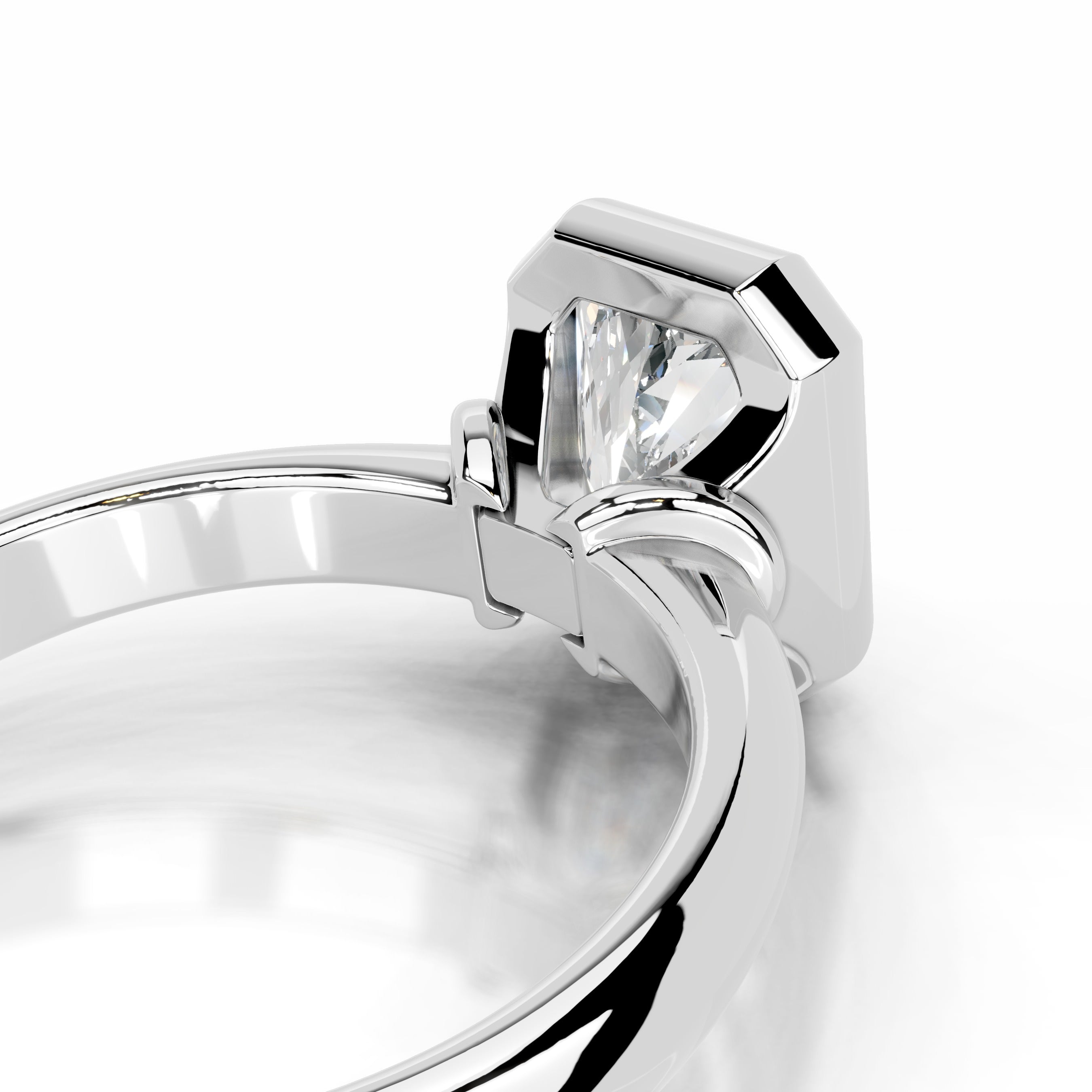 Kaylee Diamond Engagement Ring - 14K White Gold