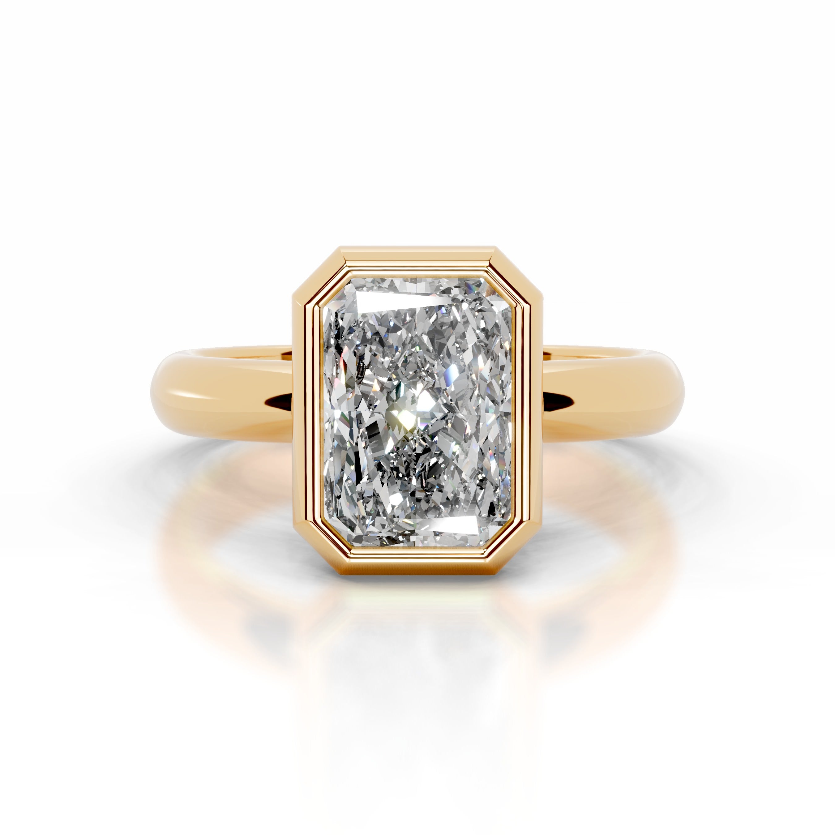 Kaylee Diamond Engagement Ring - 18K Yellow Gold