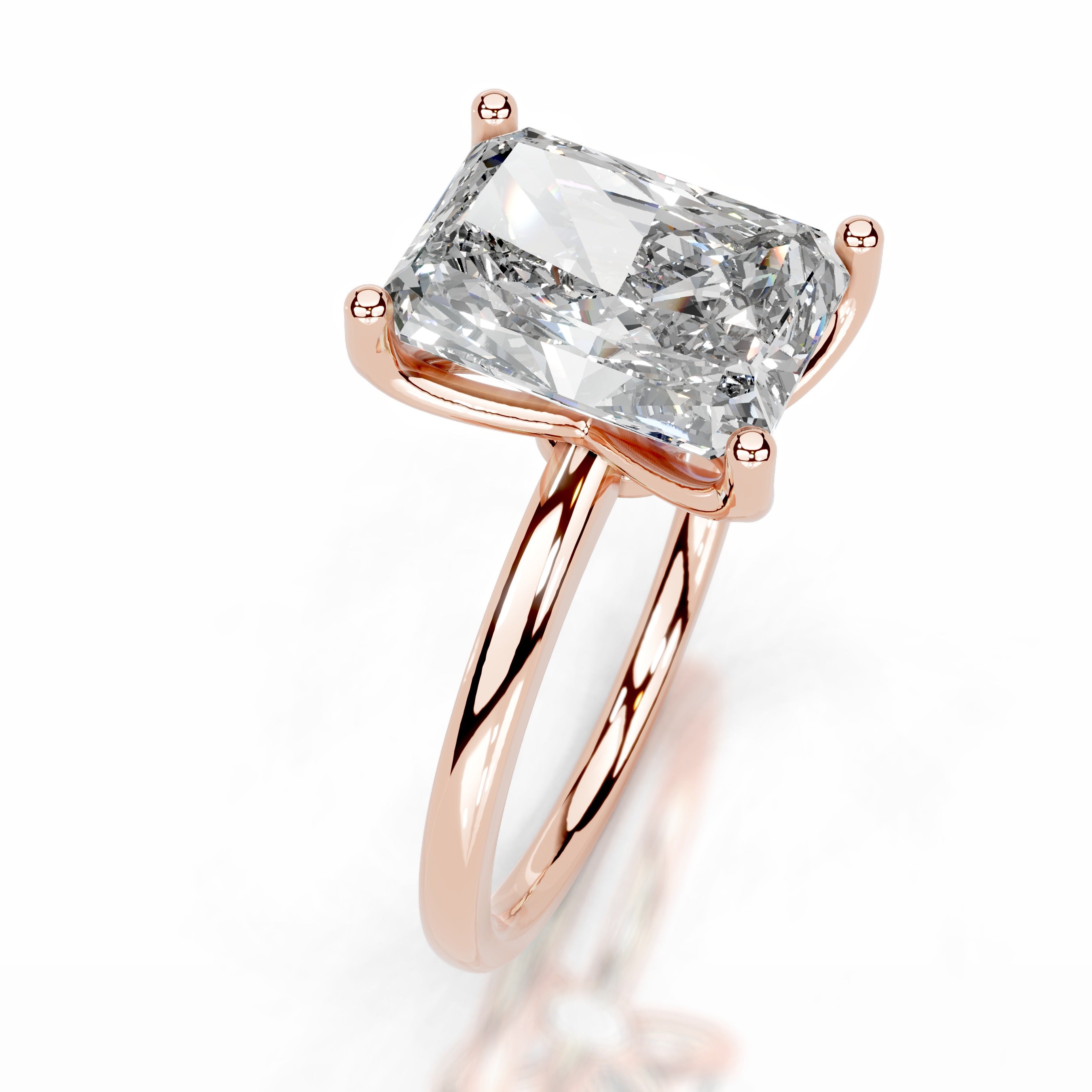 Phoenix Diamond Engagement Ring - 14K Rose Gold