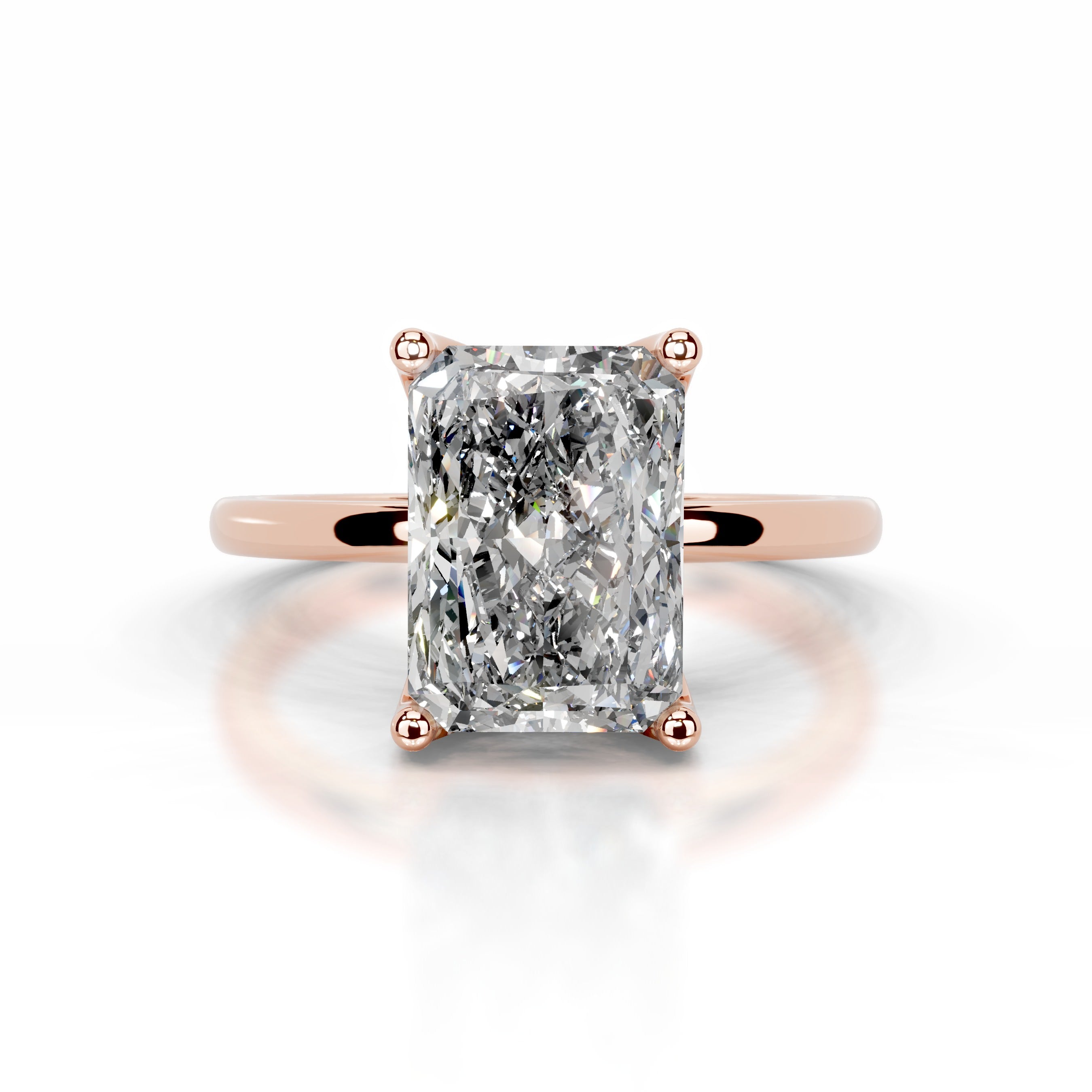 Phoenix Diamond Engagement Ring - 14K Rose Gold