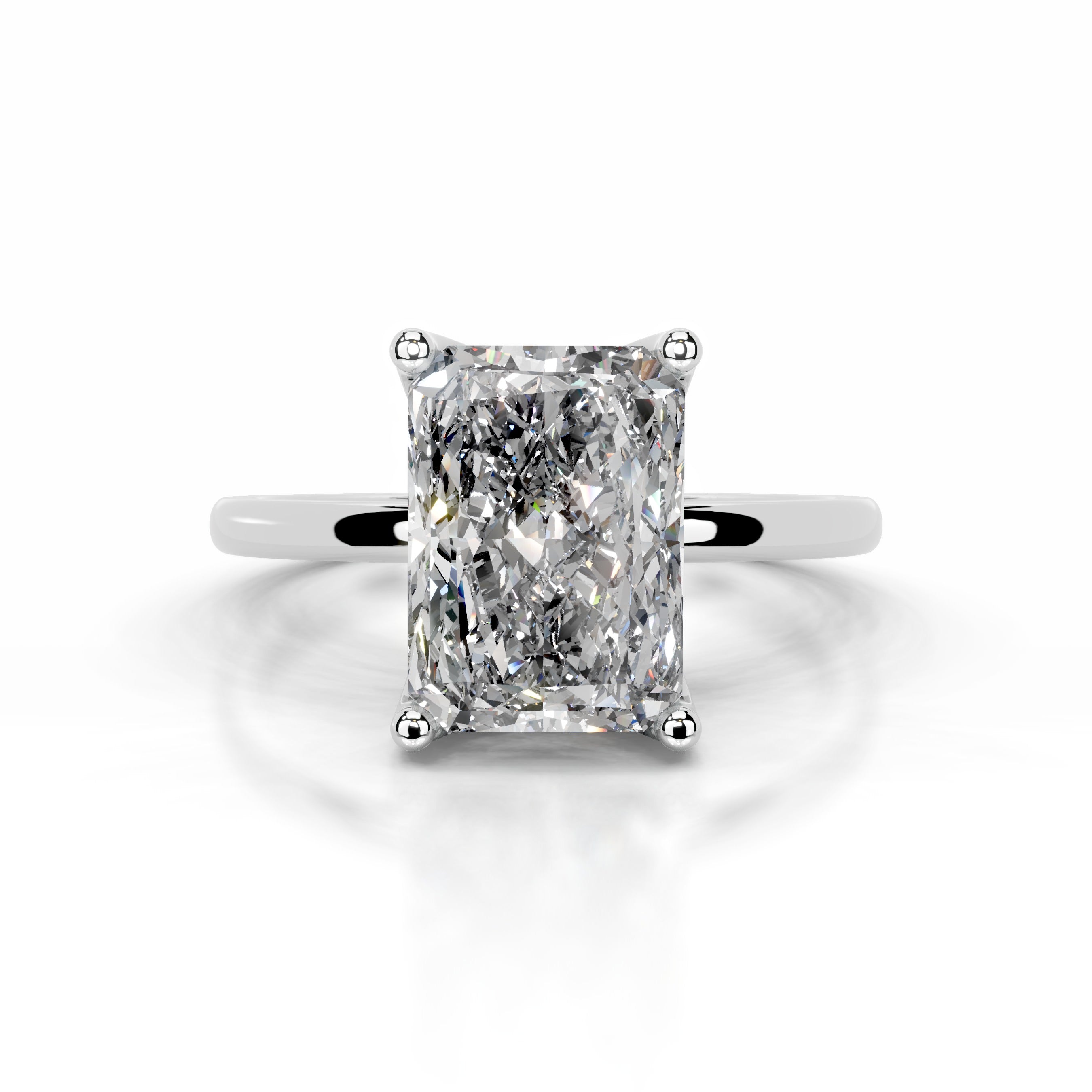 Phoenix Diamond Engagement Ring - 14K White Gold