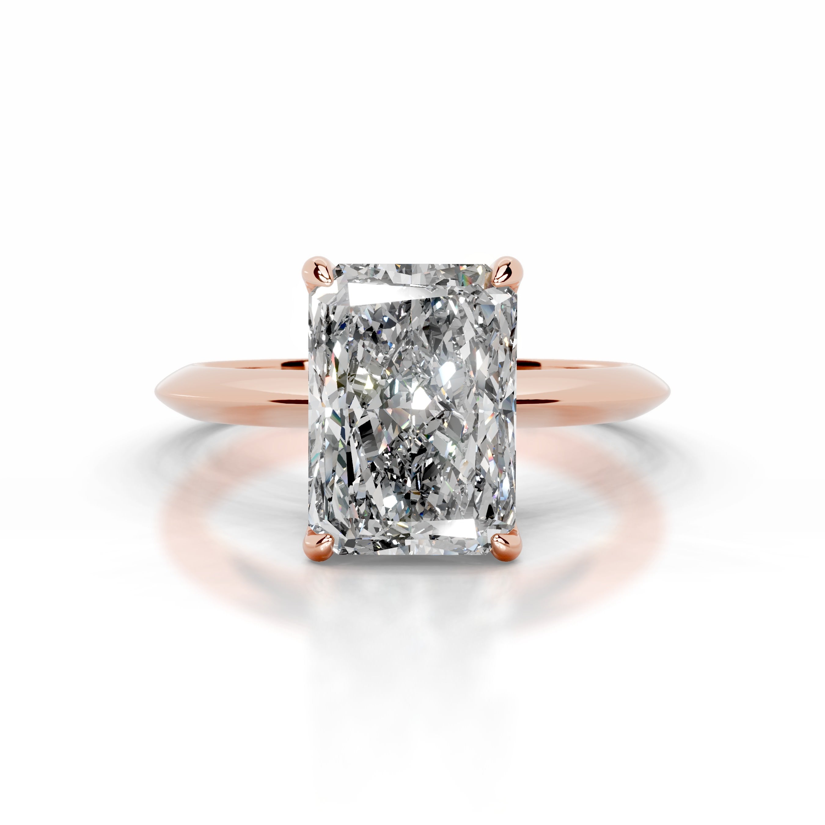 Evie Diamond Engagement Ring - 14K Rose Gold