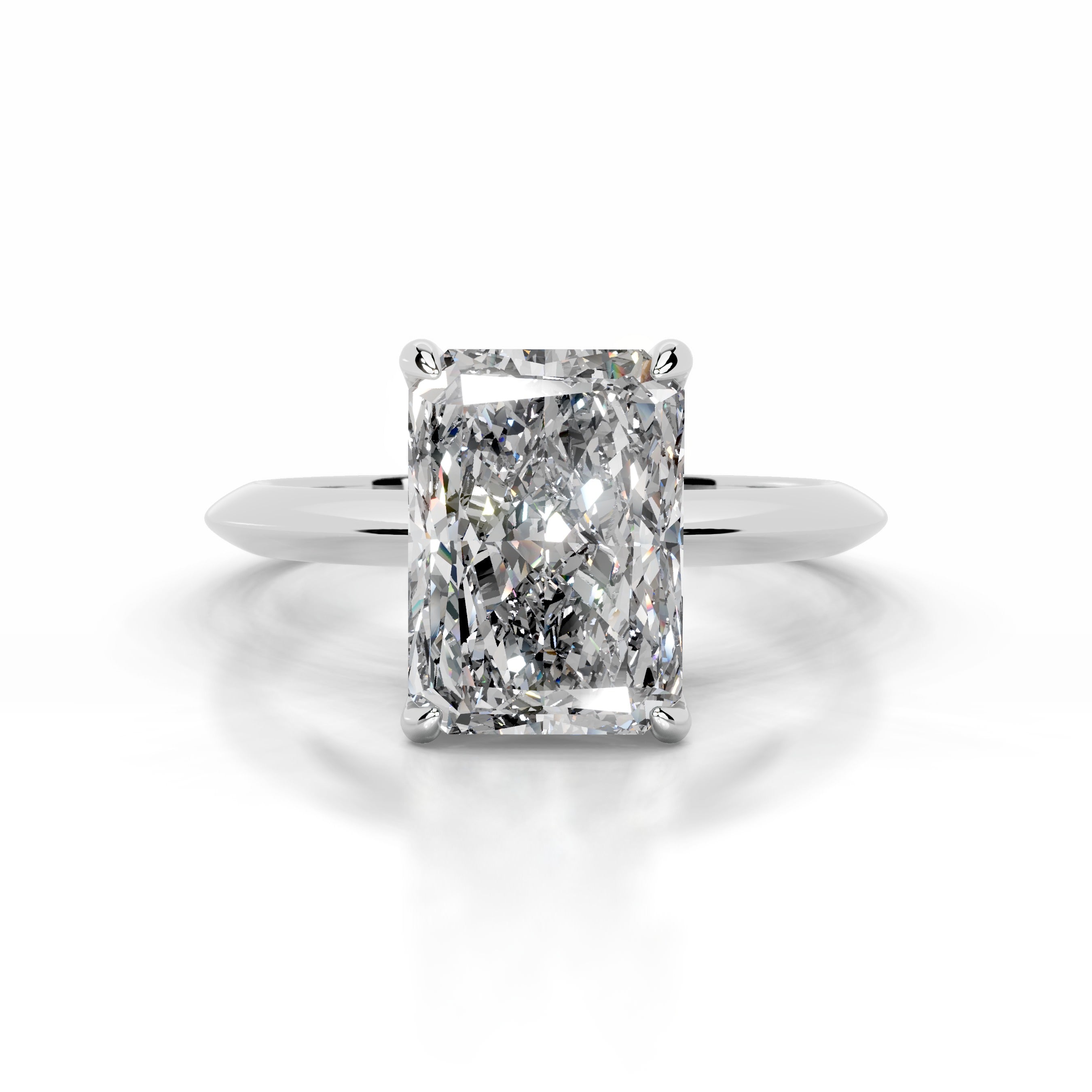 Evie Diamond Engagement Ring - 14K White Gold