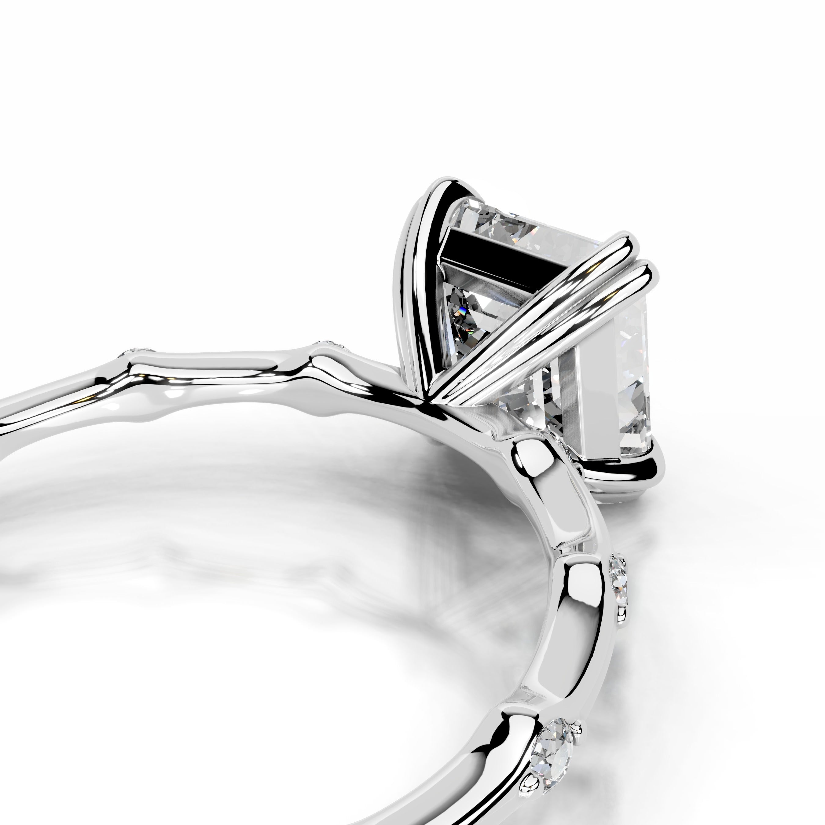 Wilma Diamond Engagement Ring - 14K White Gold