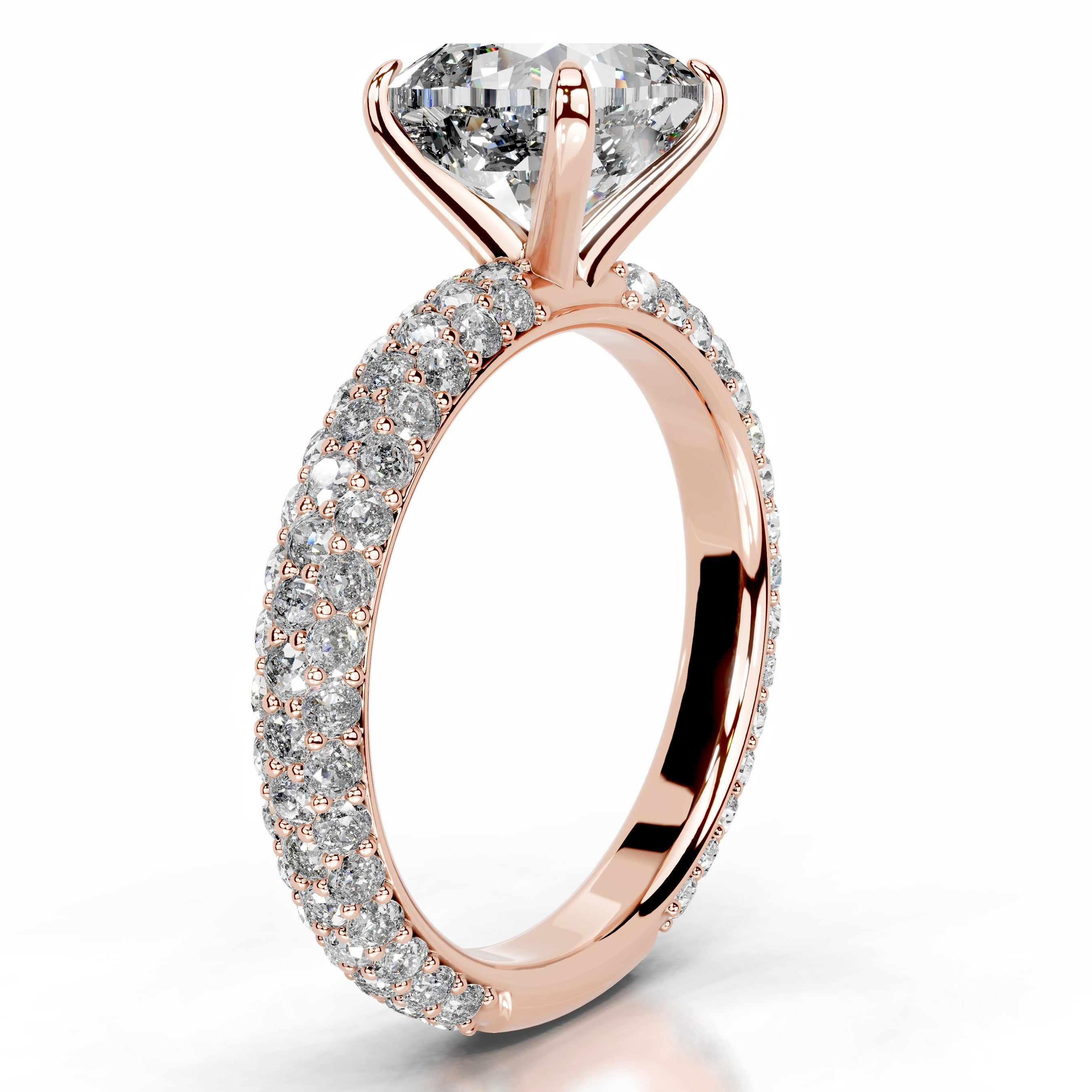 Charlotte Diamond Engagement Ring - 14K Rose Gold