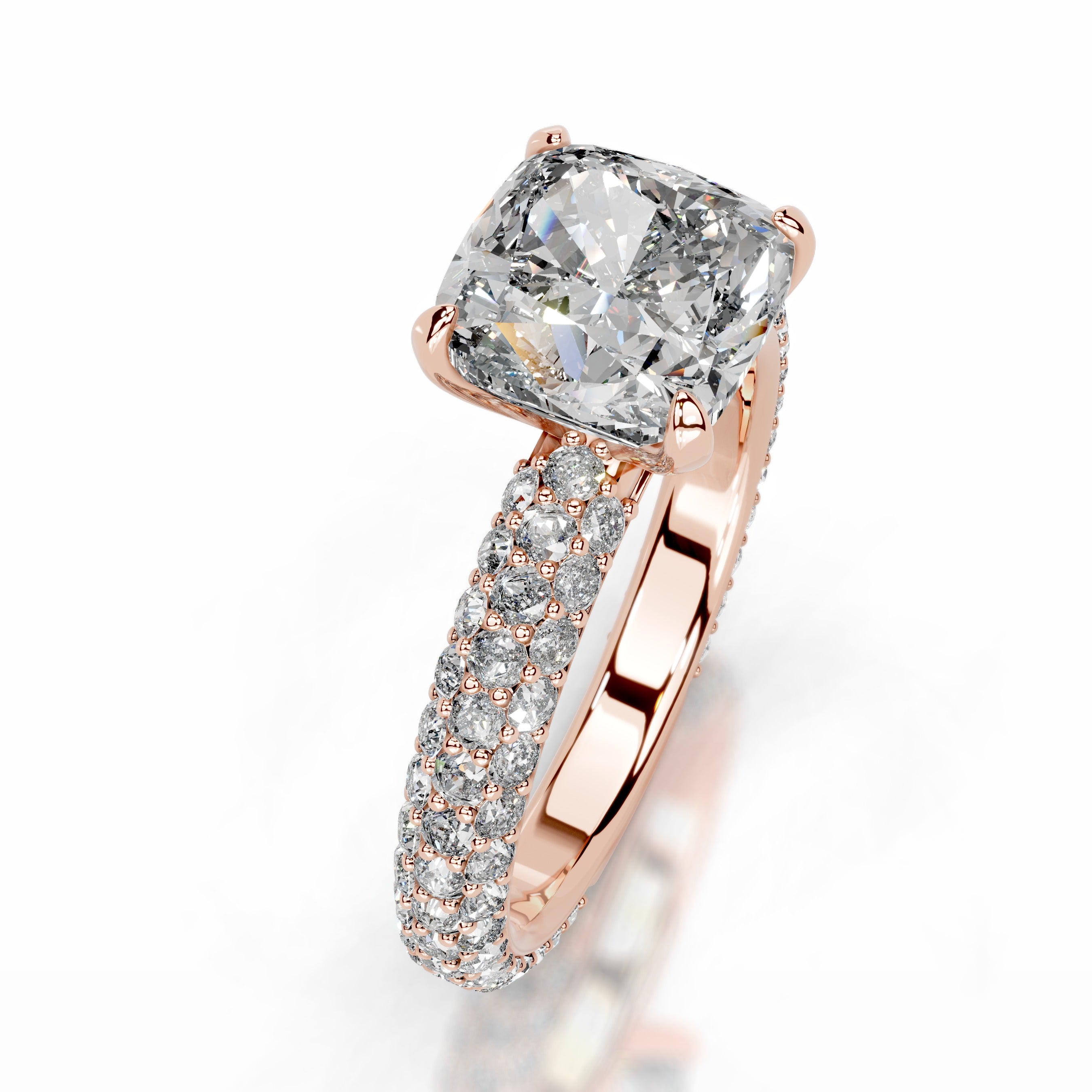 Charlotte Diamond Engagement Ring - 14K Rose Gold