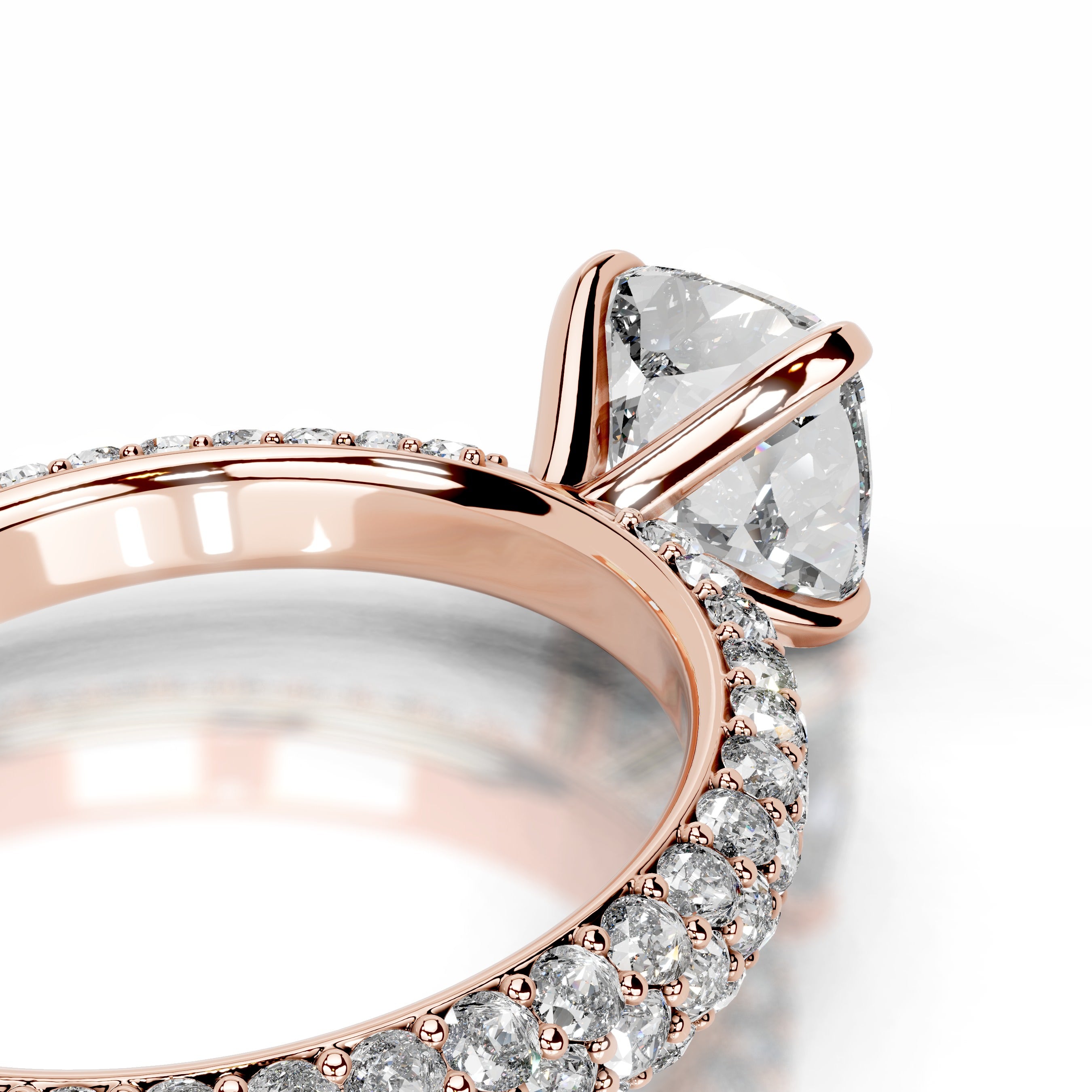 Charlotte Diamond Engagement Ring - 14K Rose Gold