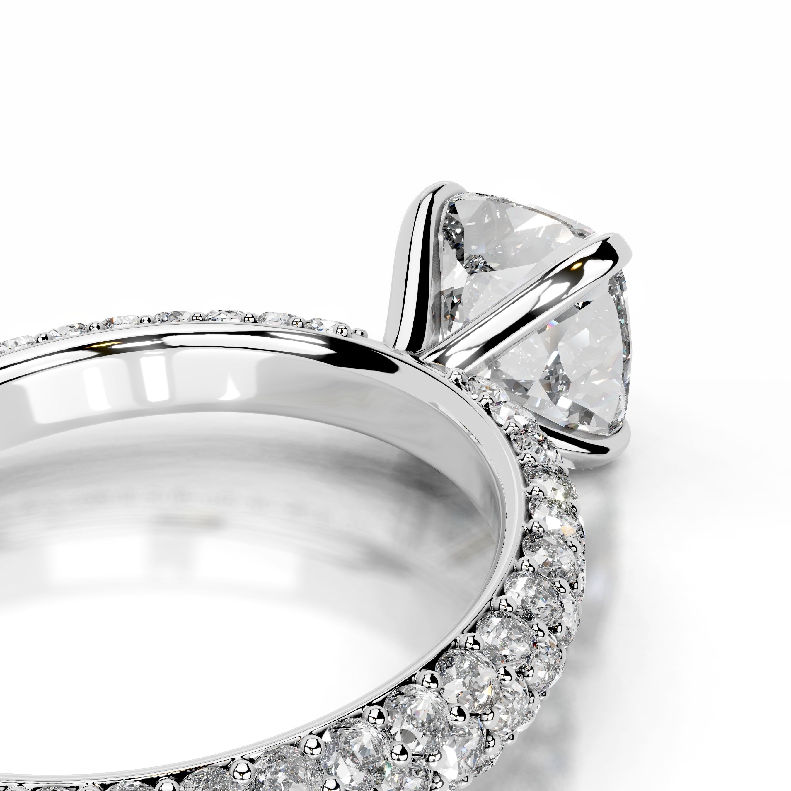 Charlotte Diamond Engagement Ring - 14K White Gold