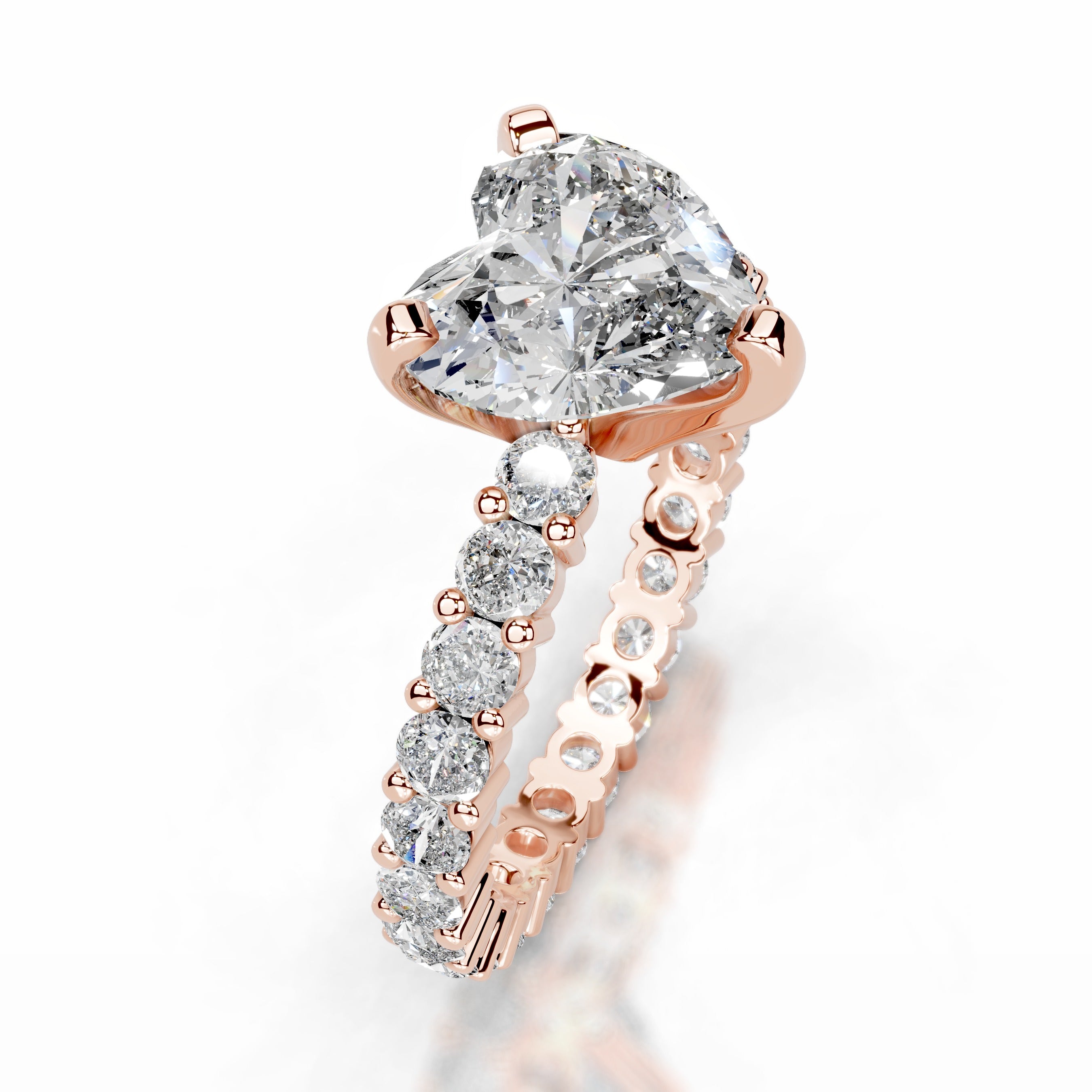 Jenna Diamond Engagement Ring - 14K Rose Gold