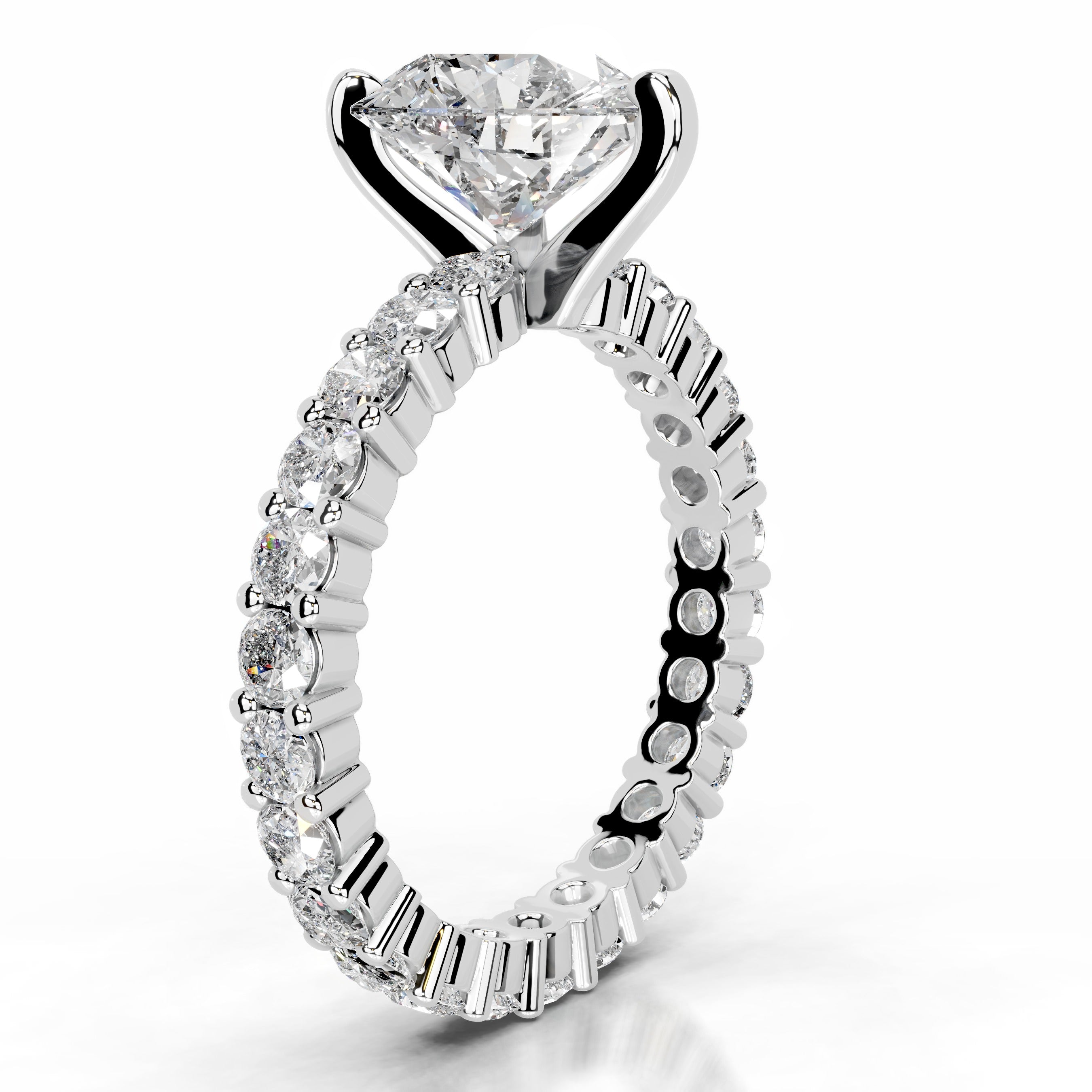 Jenna Diamond Engagement Ring - 14K White Gold