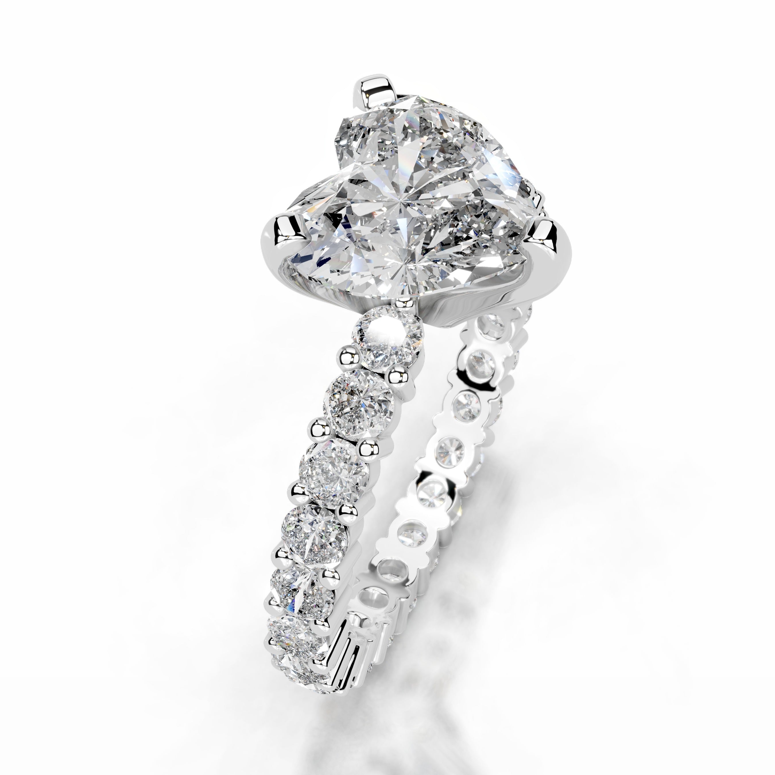 Jenna Diamond Engagement Ring - 14K White Gold