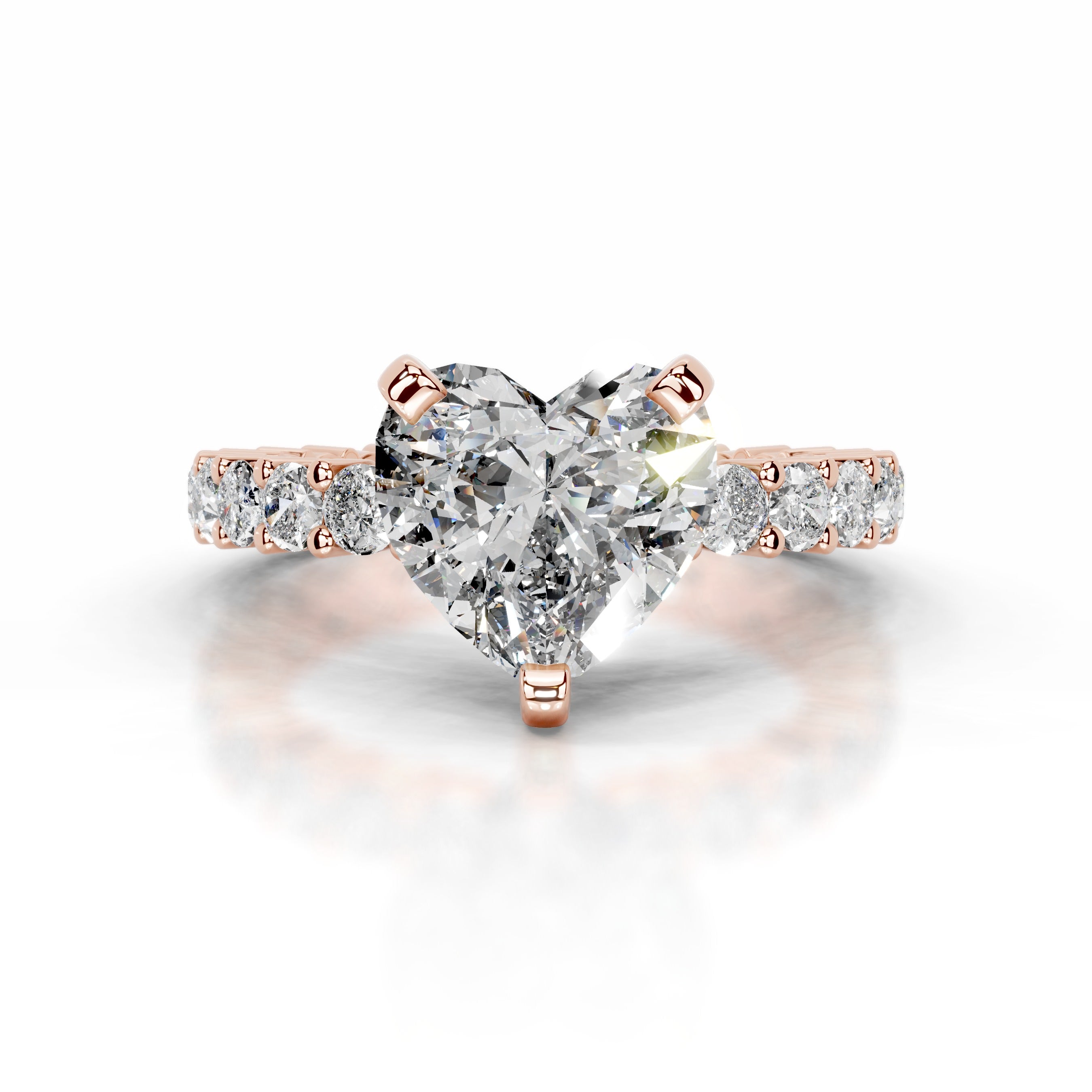 Jenna Diamond Engagement Ring - 14K Rose Gold