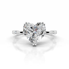 Wilma Diamond Engagement Ring - 14K White Gold