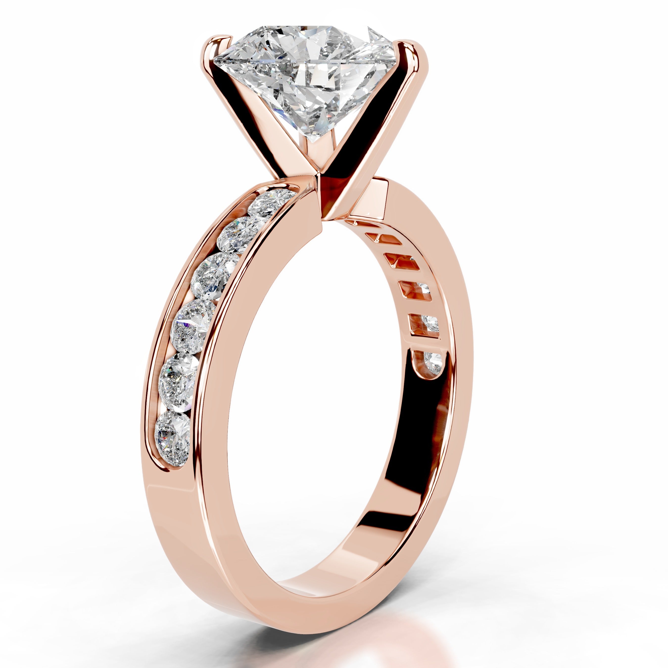 Giselle Diamond Engagement Ring - 14K Rose Gold