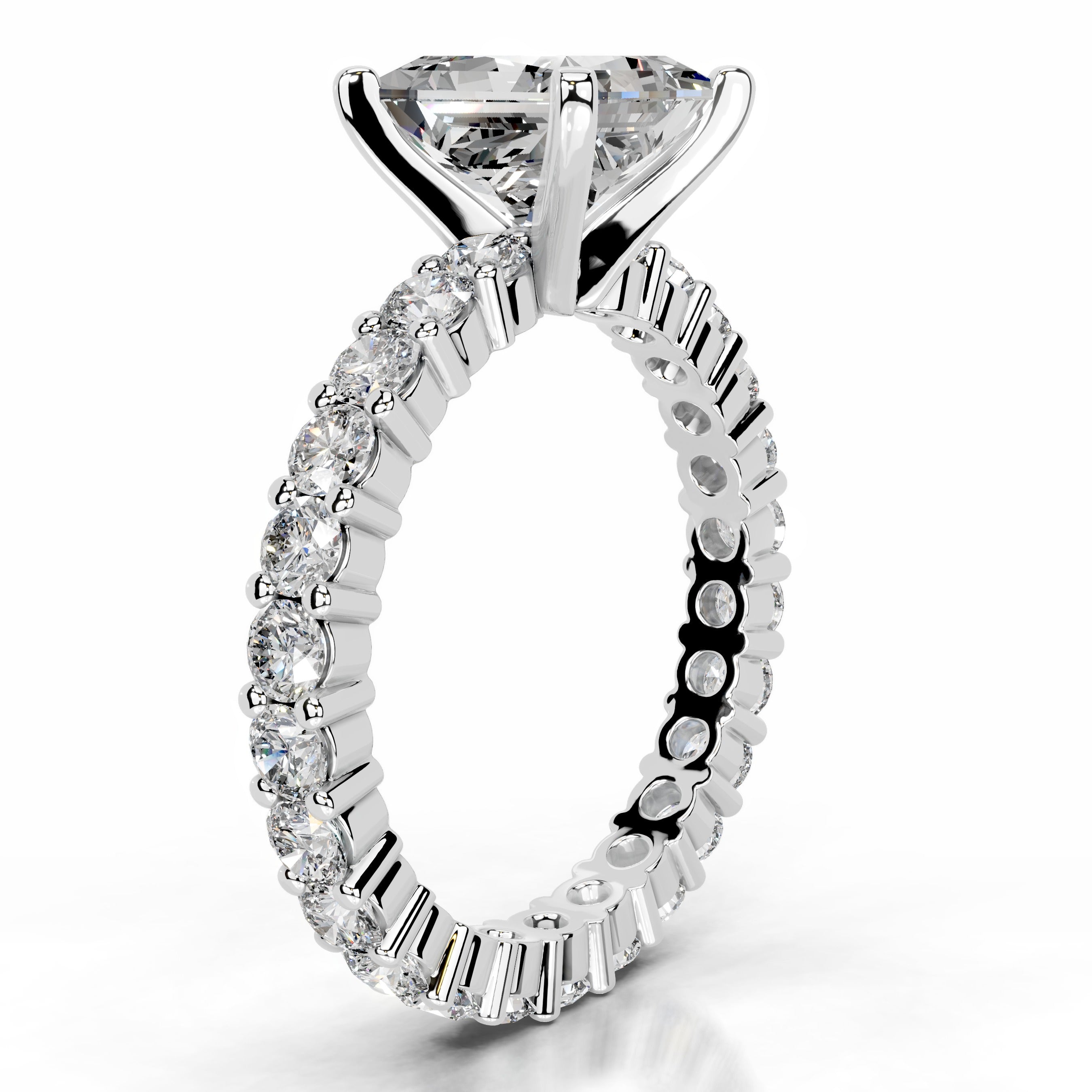 Jenna Diamond Engagement Ring - 14K White Gold