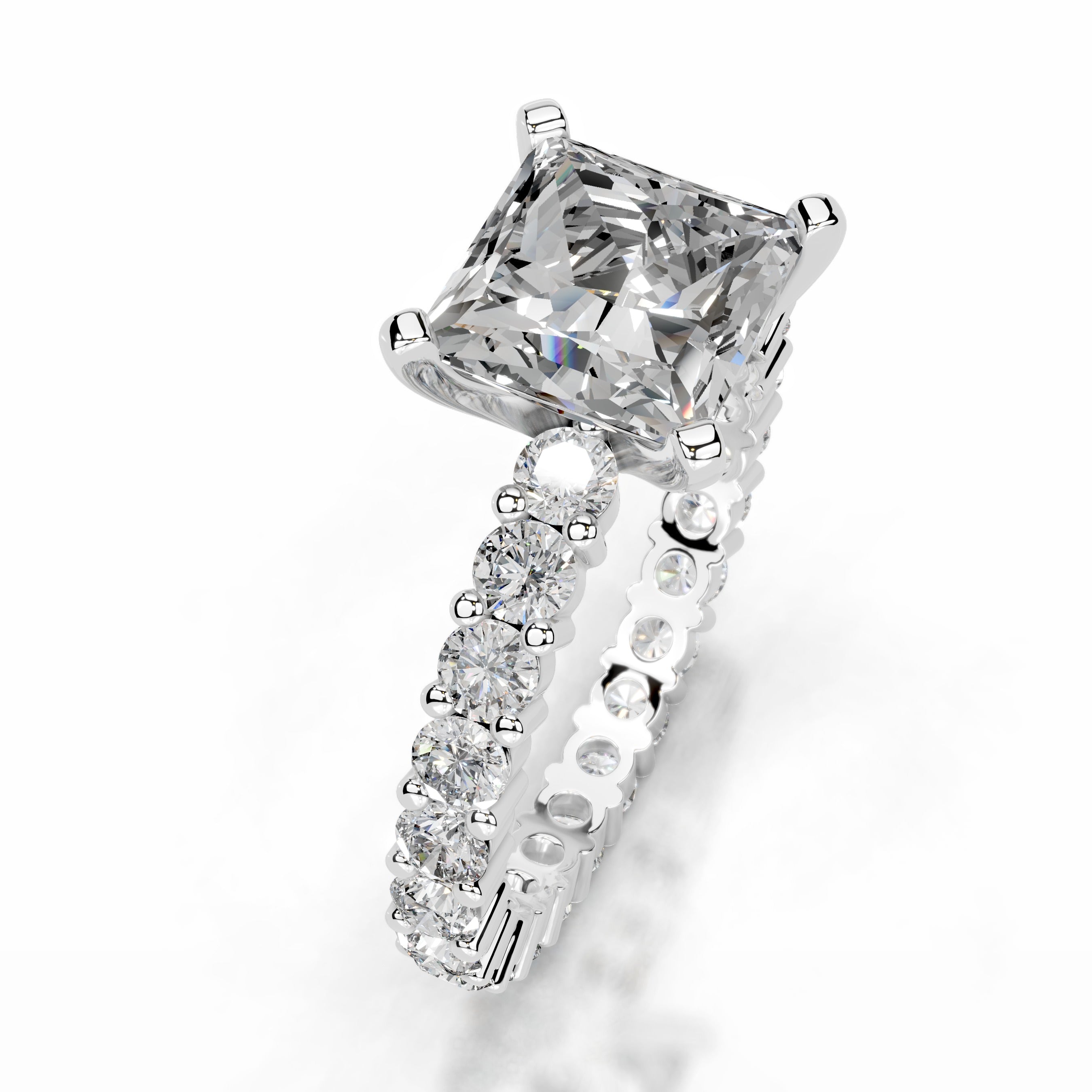 Jenna Diamond Engagement Ring - 14K White Gold