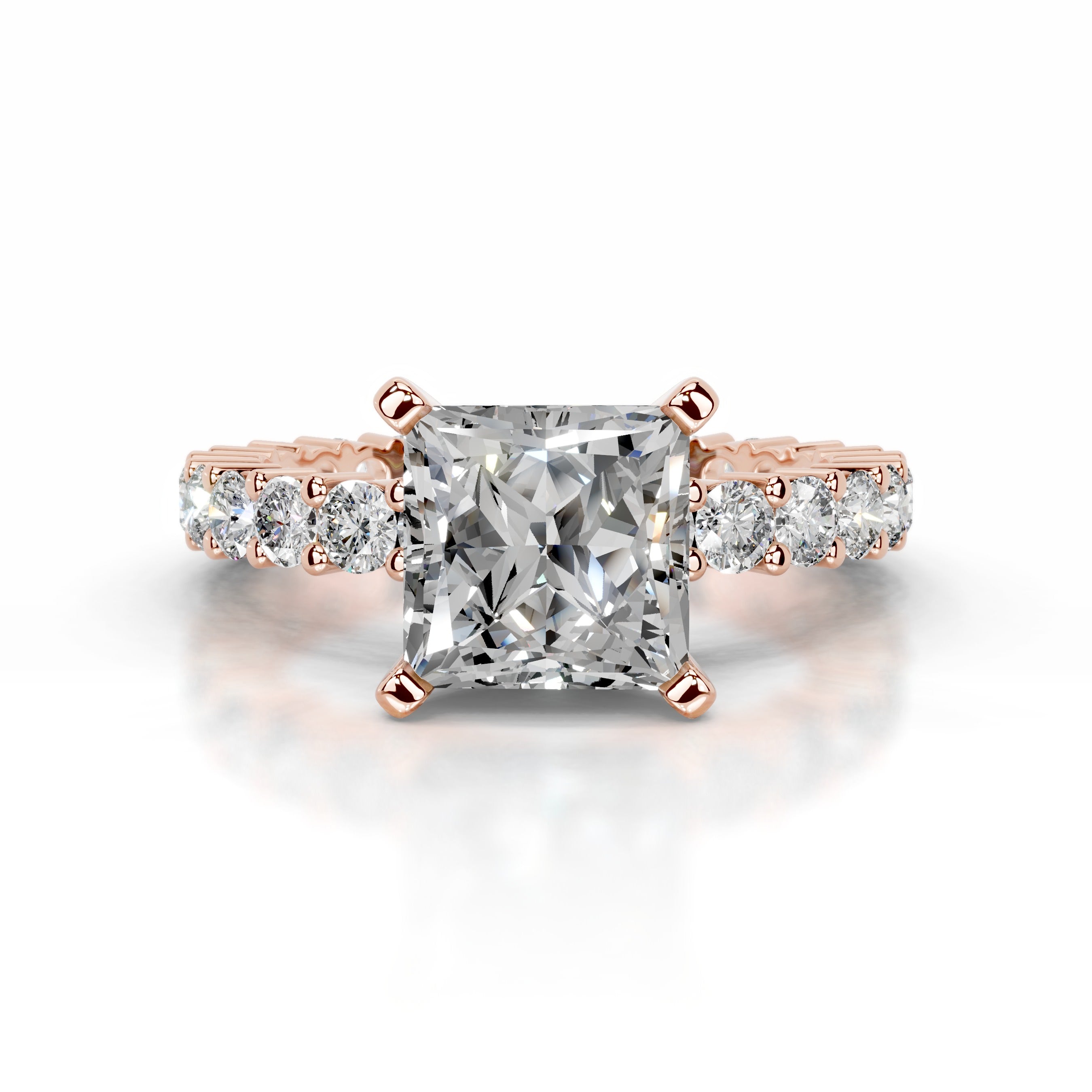 Jenna Diamond Engagement Ring - 14K Rose Gold