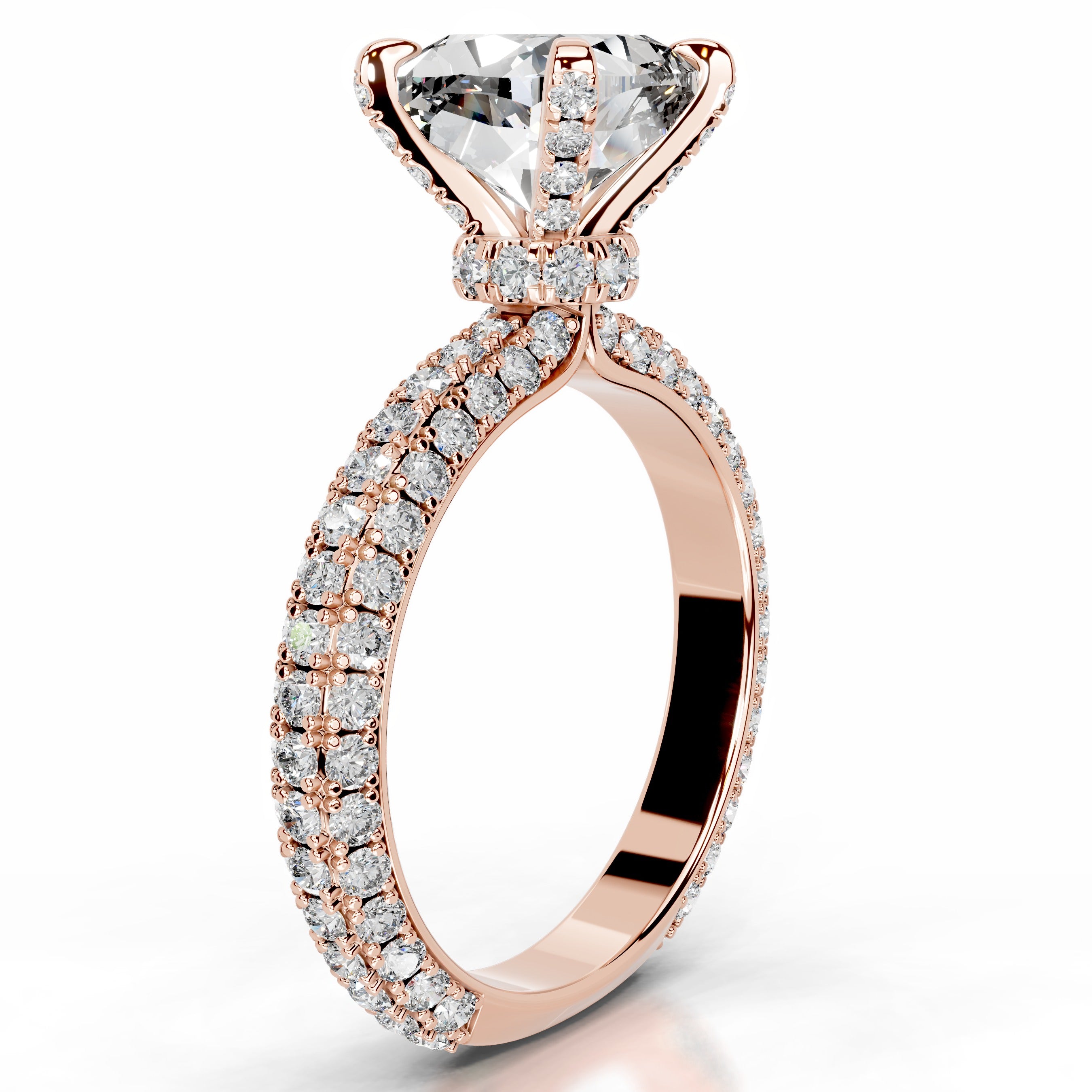 Milly Diamond Engagement Ring - 14K Rose Gold