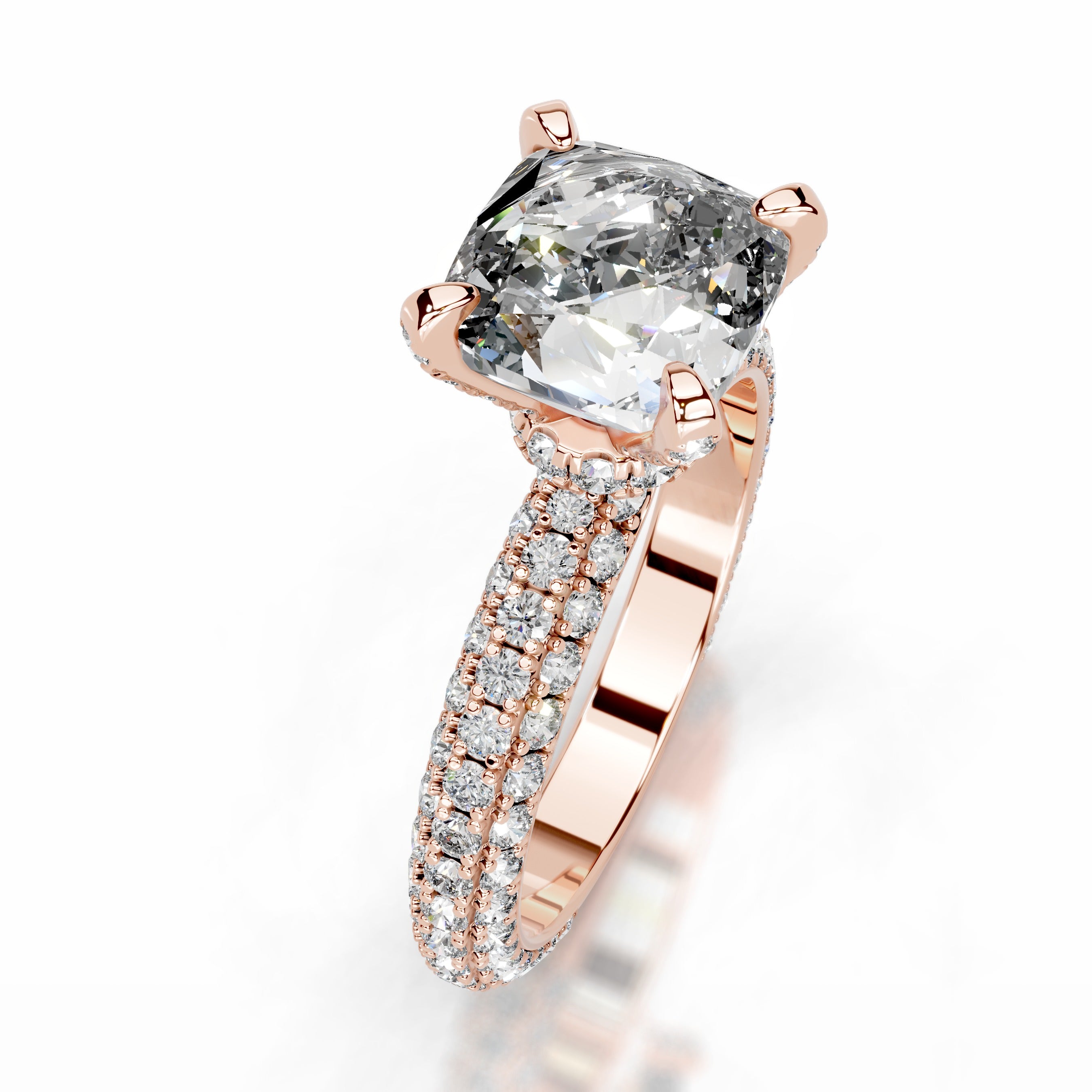 Milly Diamond Engagement Ring - 14K Rose Gold