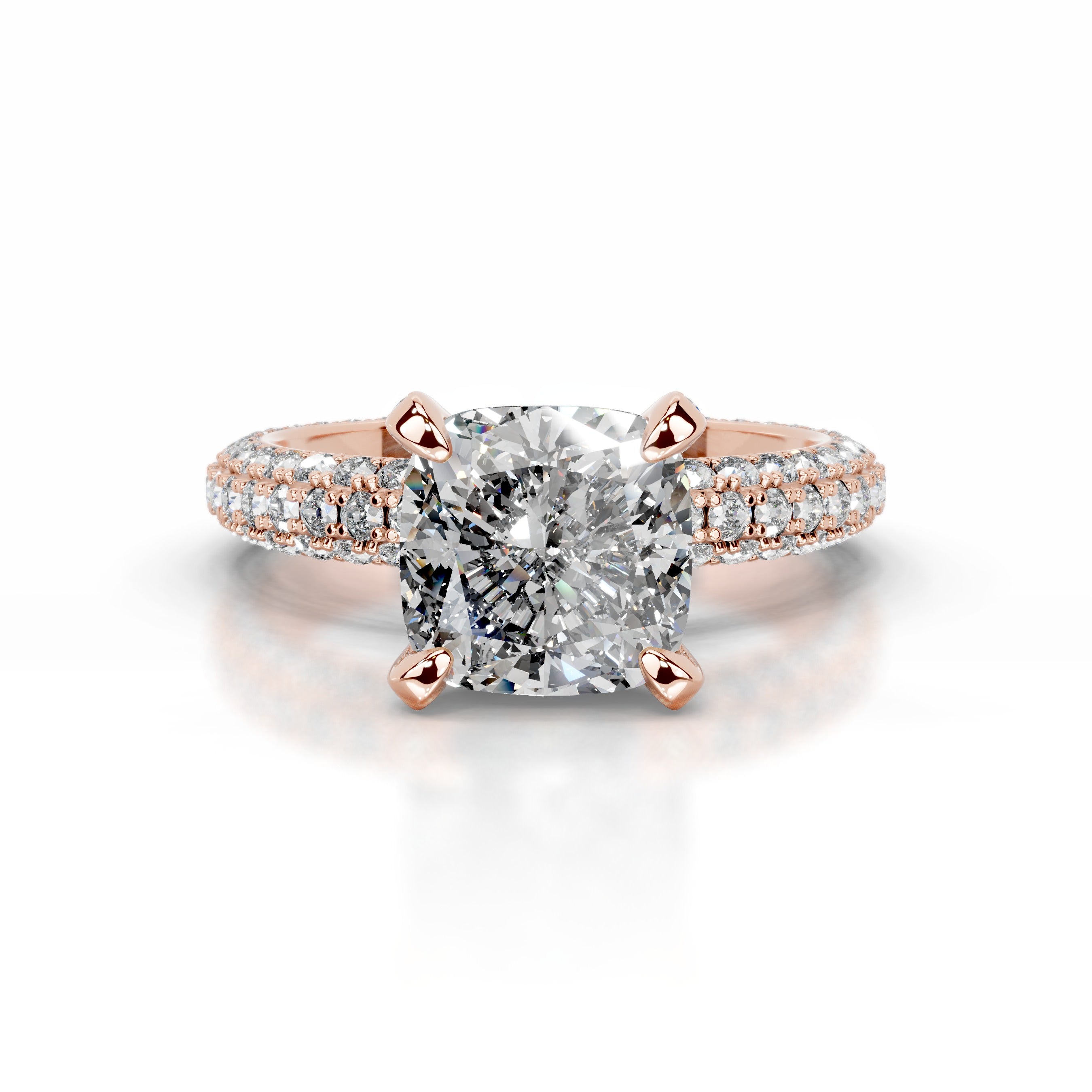 Milly Diamond Engagement Ring - 14K Rose Gold