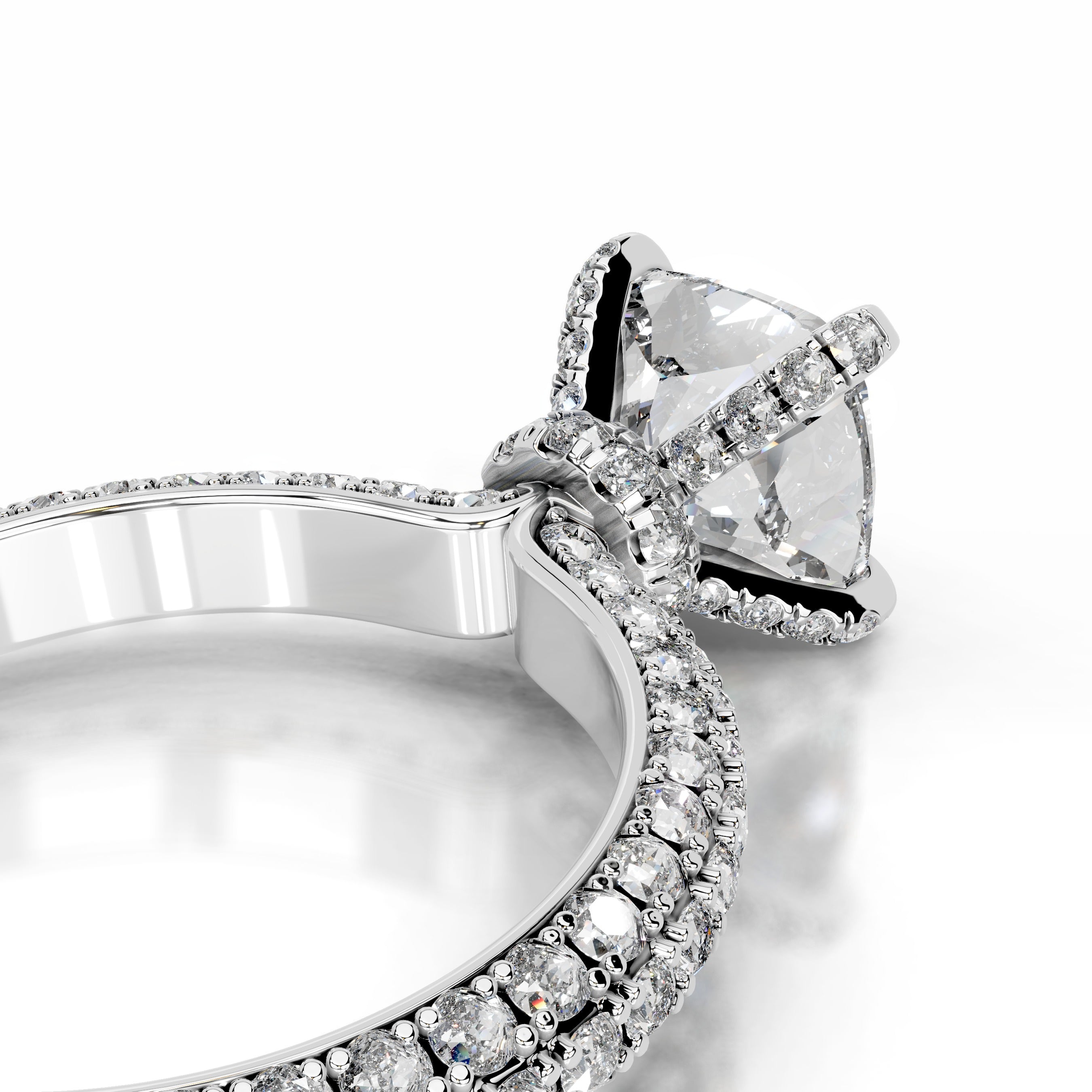 Milly Diamond Engagement Ring - 14K White Gold