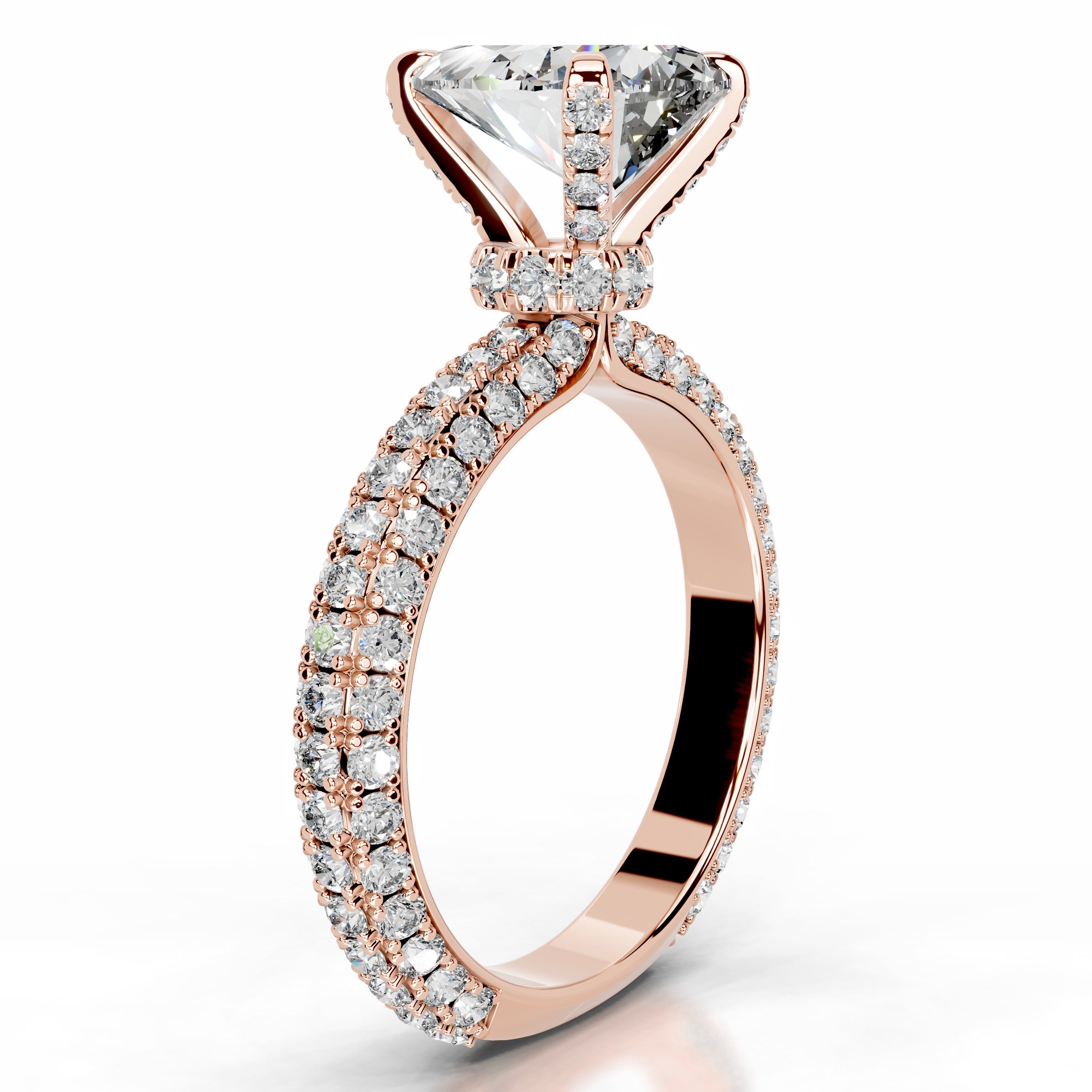 Milly Diamond Engagement Ring - 14K Rose Gold